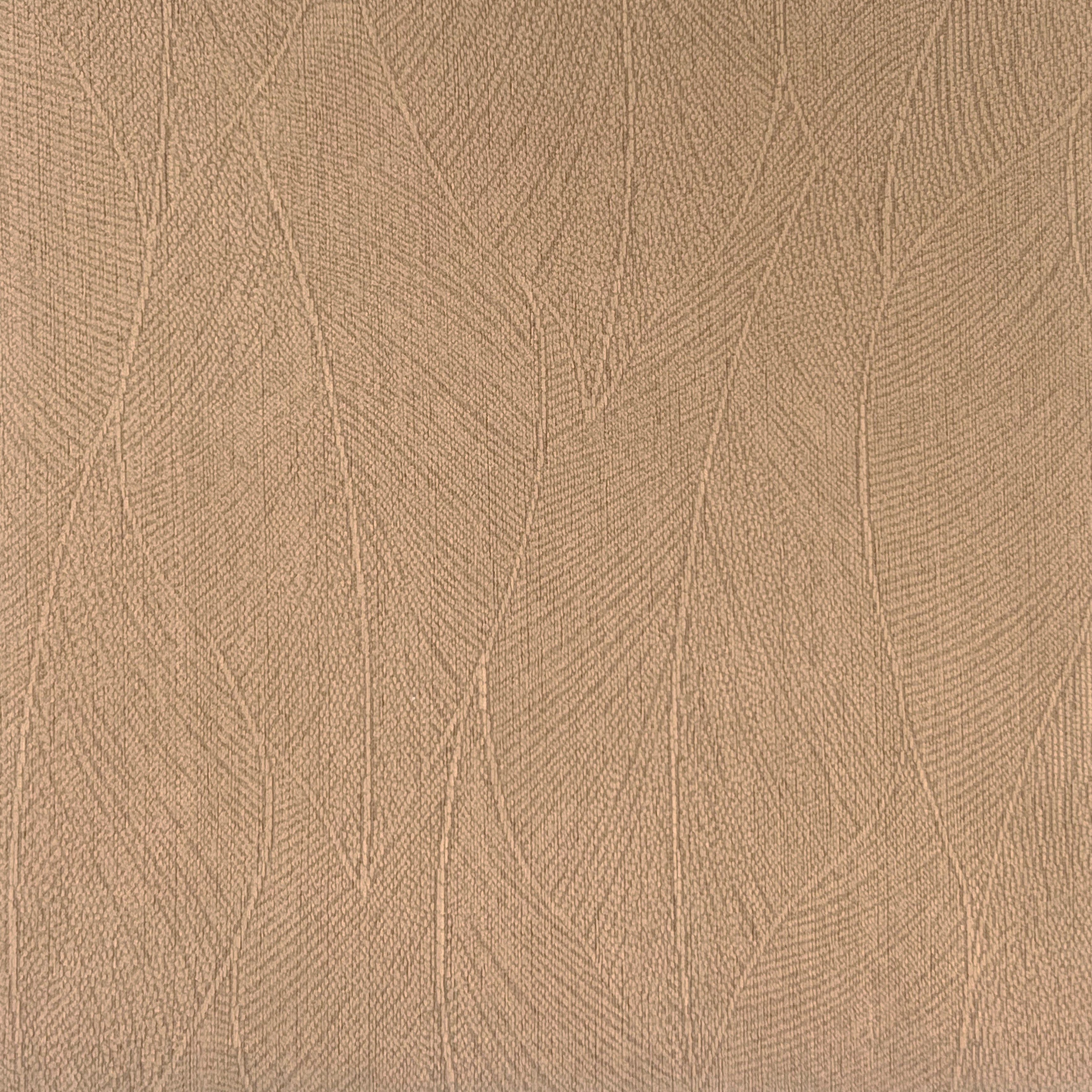 Velvet Brown Leaves Drape