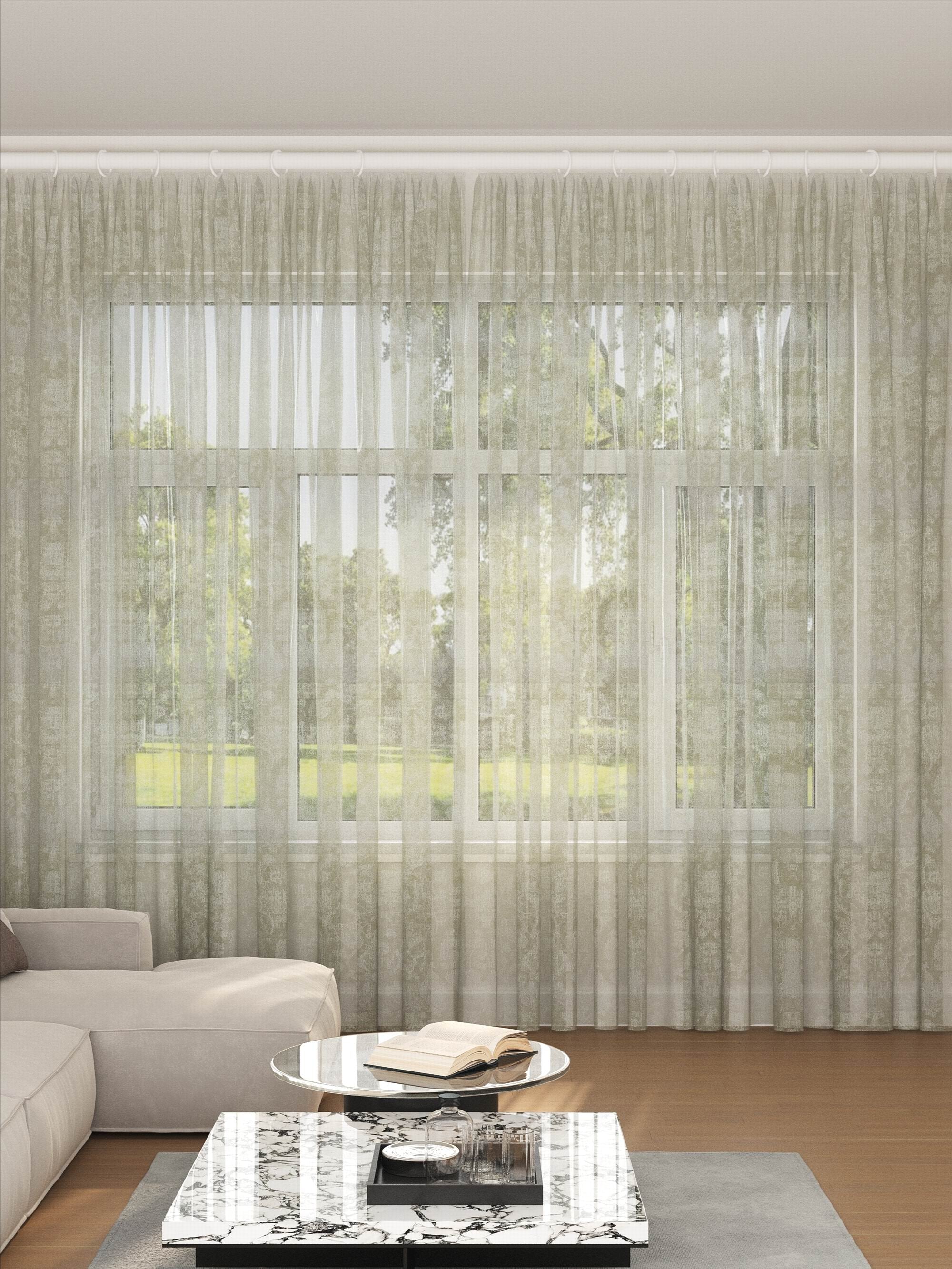 Paradise Taupe Sheer