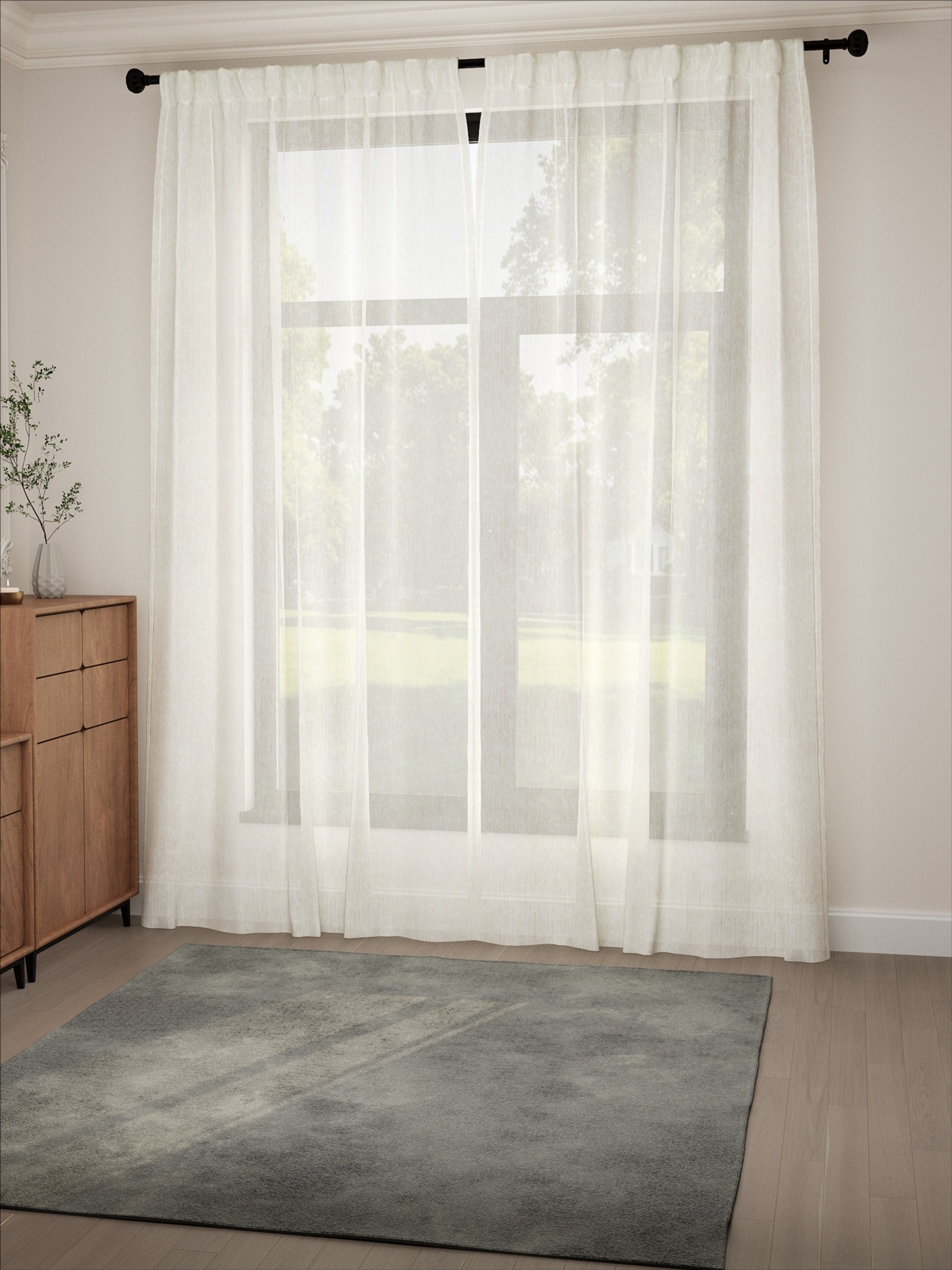 Mist Taupe Sheer