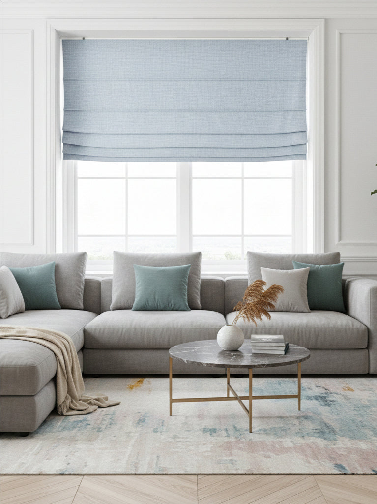 Dusk Pearlgrey Blackout Roman Shade