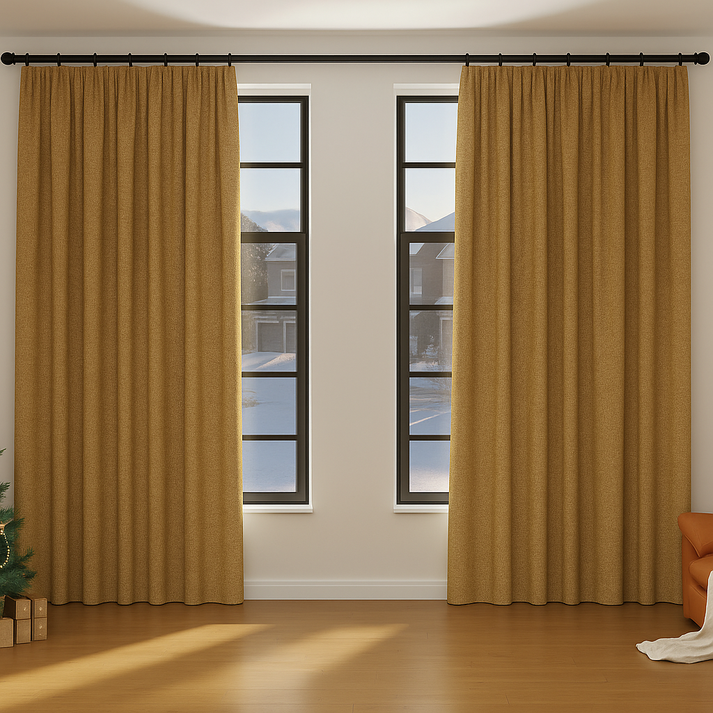 Dusk Brown Blackout Drape