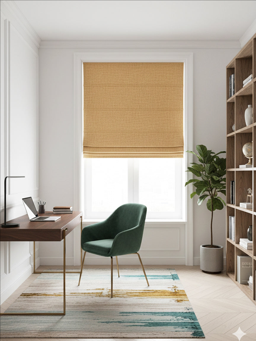 Dusk Spice Blackout Roman Shade