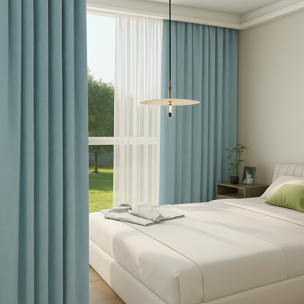 Dusk Blue Blackout Drape