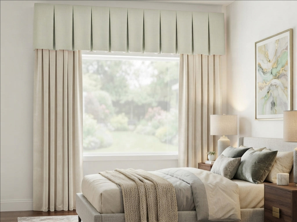 Velvet Light Khaki Valance