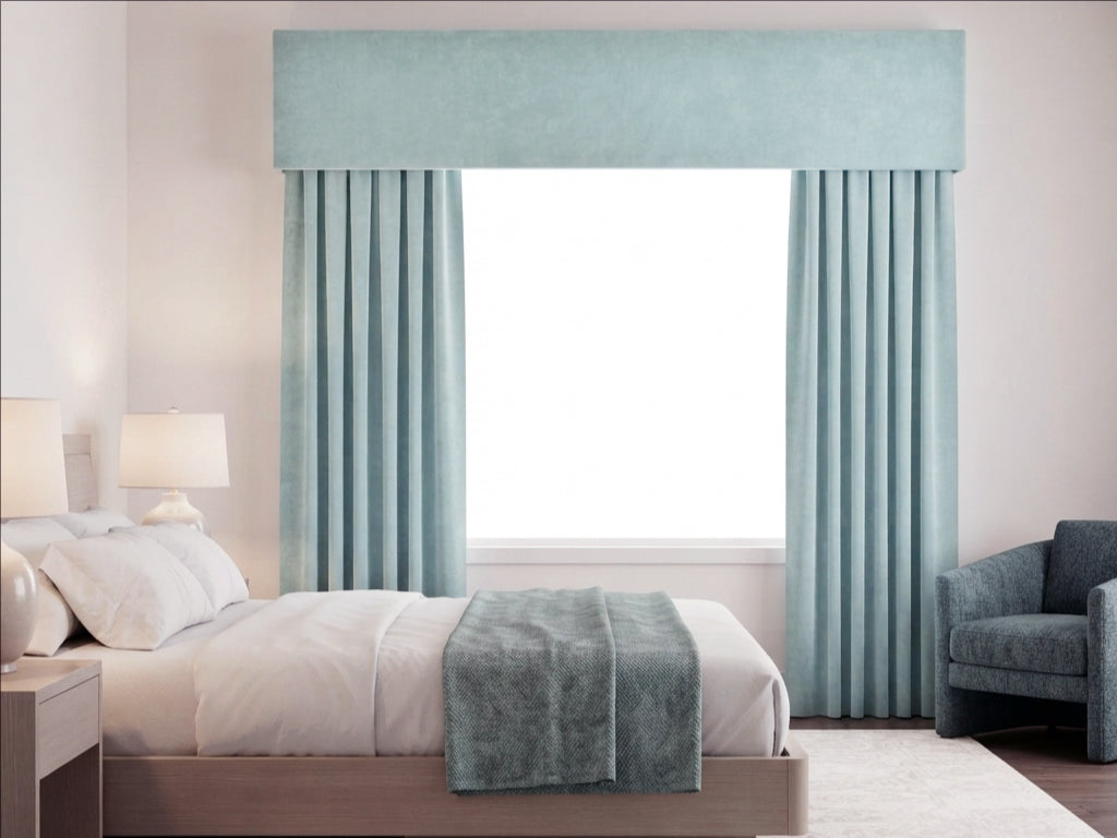 Velvet Blue Valance
