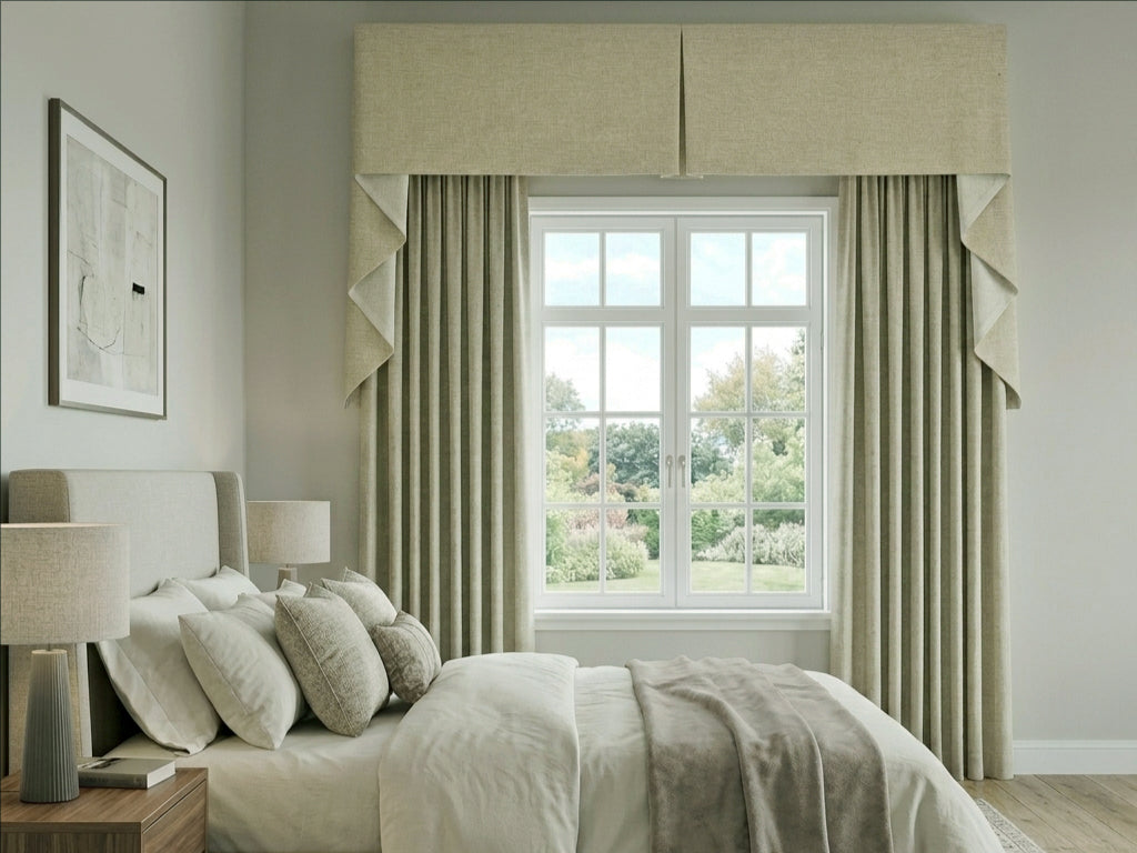 Premium Linen Warm Earth Valance