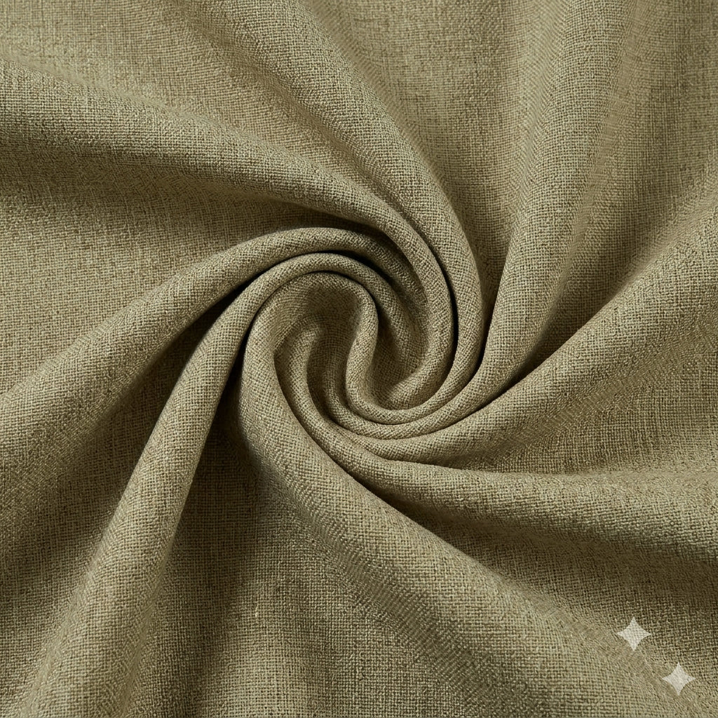 Premium Linen Sand Beige Curtains