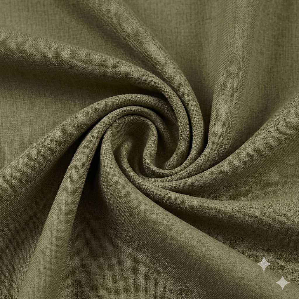 Premium Linen Warm Chestnut Curtains