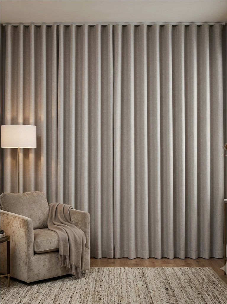 Premium Linen Dusty Rose Curtain