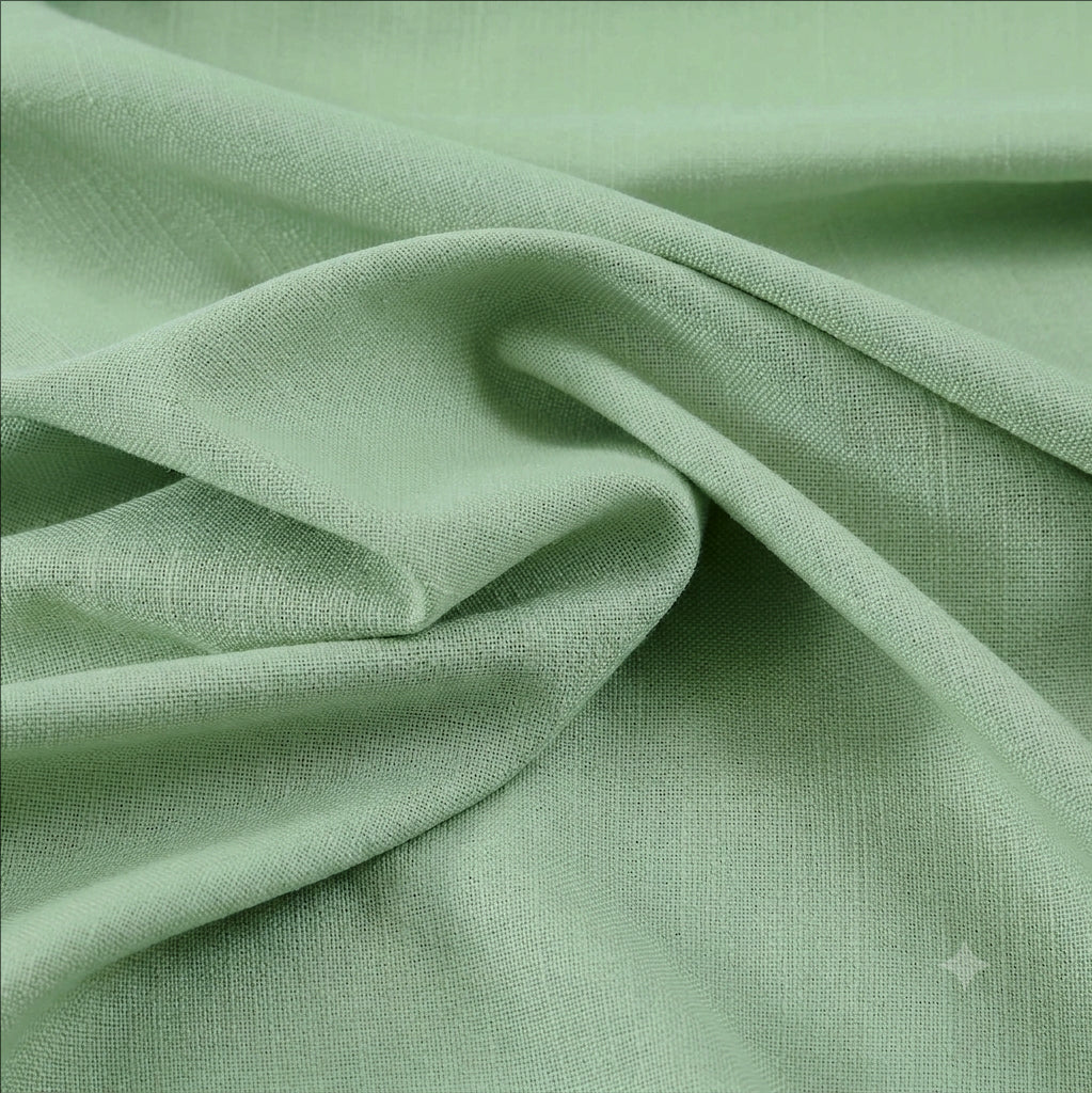 Premium Linen Sage Green Curtain