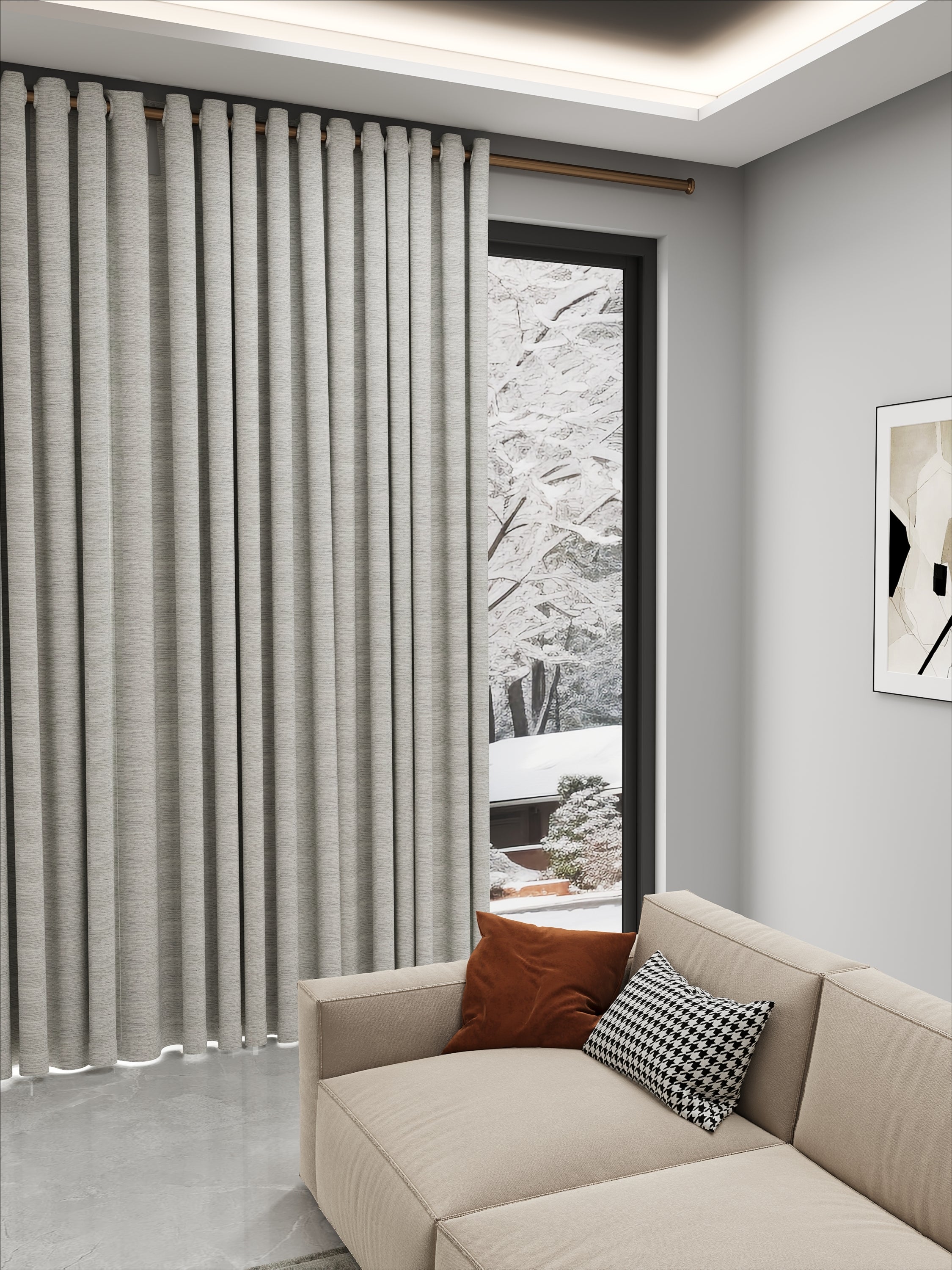 Waterflow White Drape