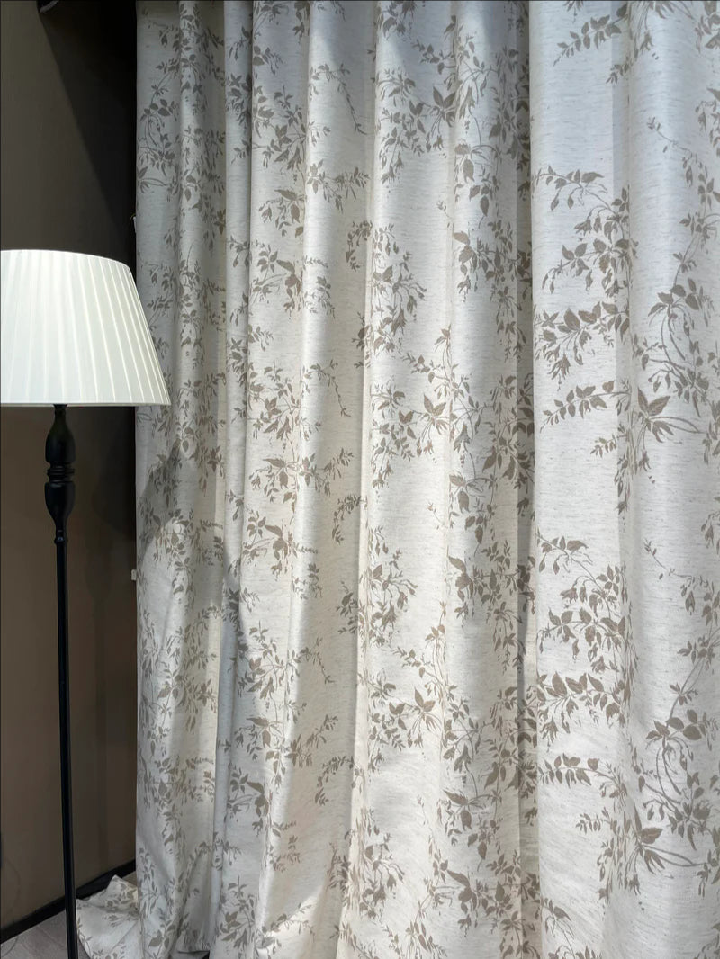 Leaves Beige Drape