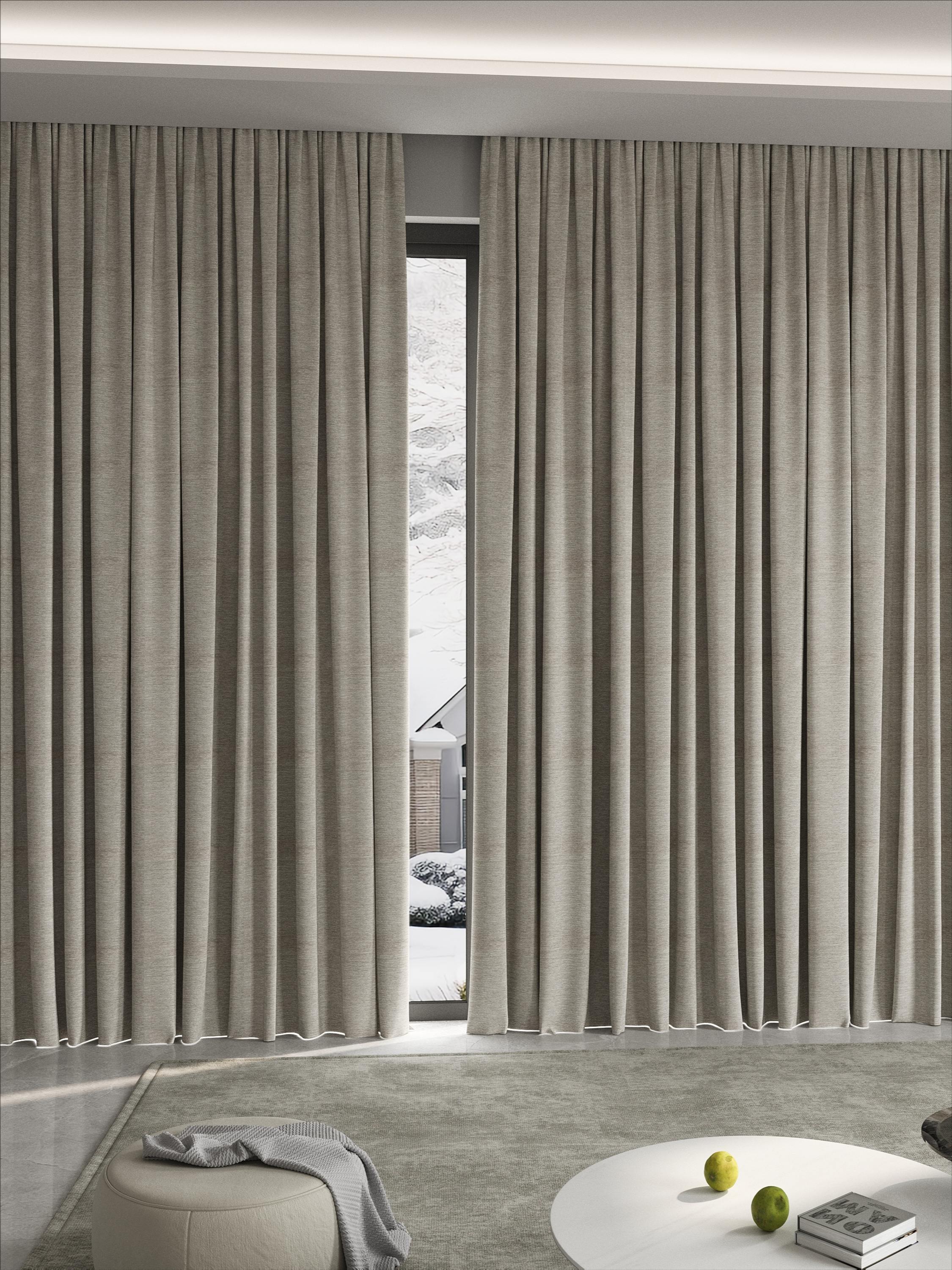 Waterflow Brown Drape