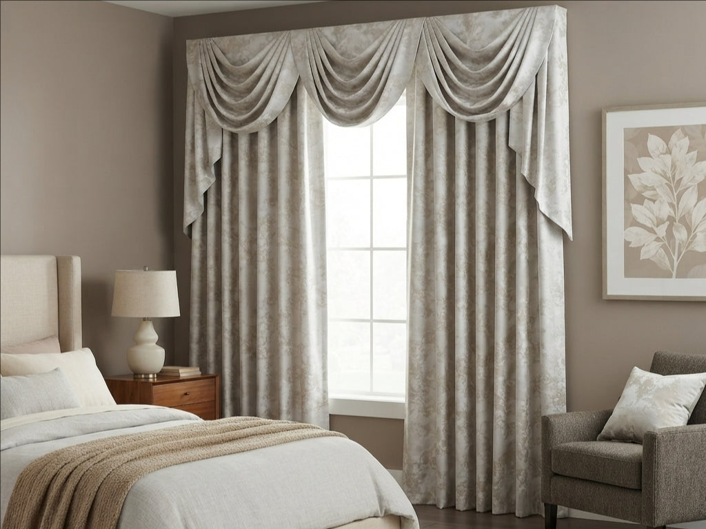 Twilight Pearl Silver Valance