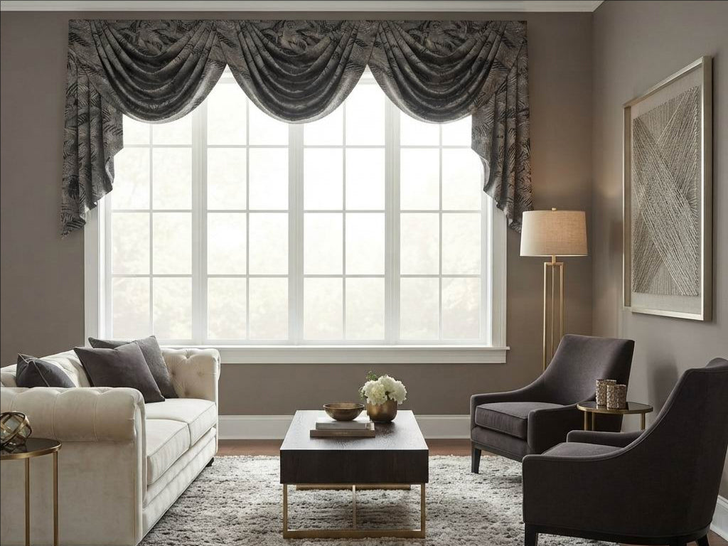 Tropical Brown Valance