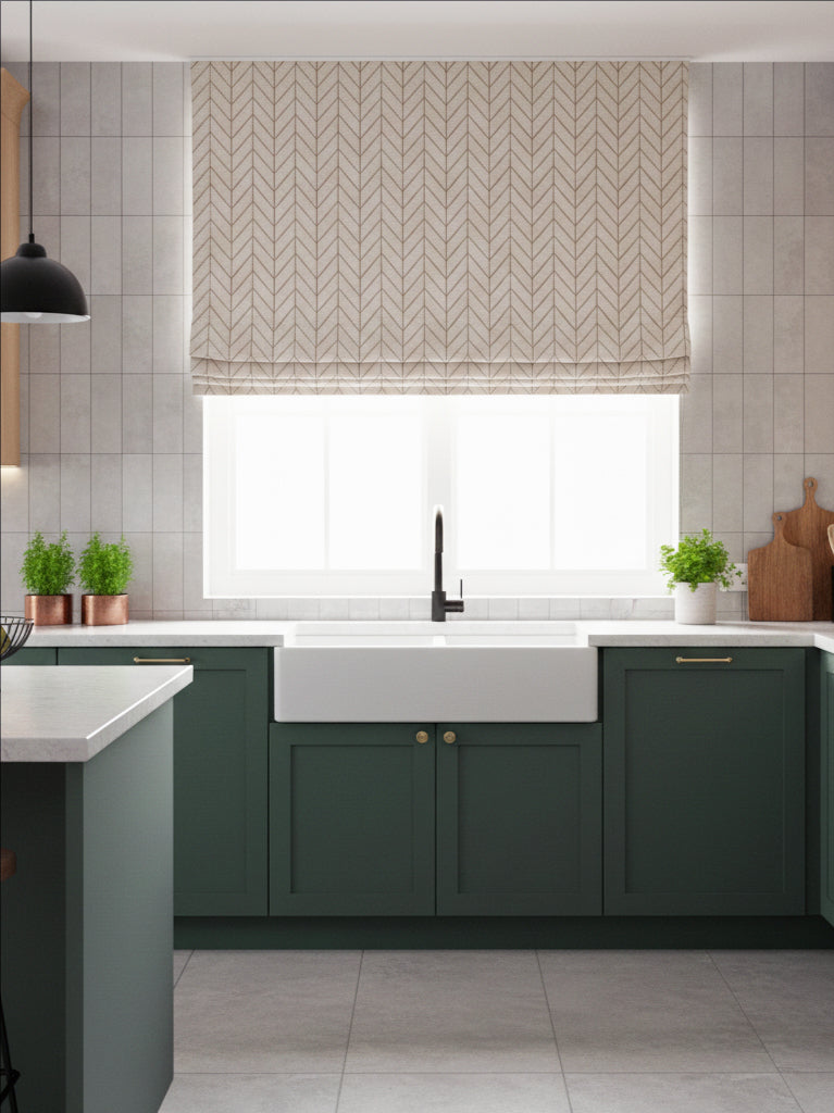 Neville Pearl Roman Shade