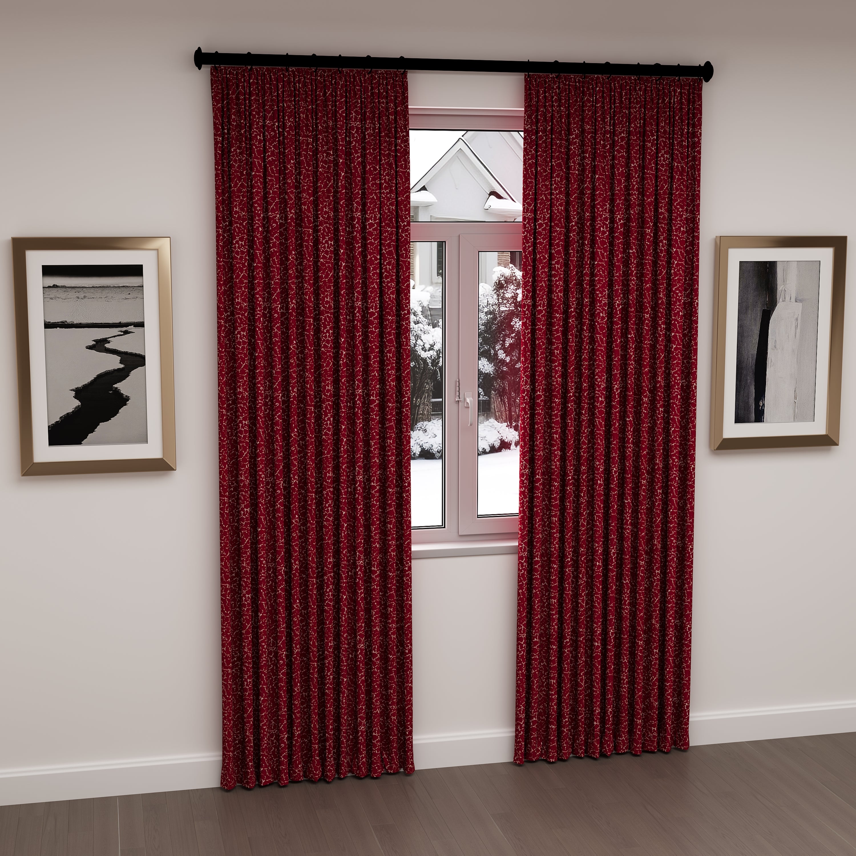 Iqaluit Red Drape