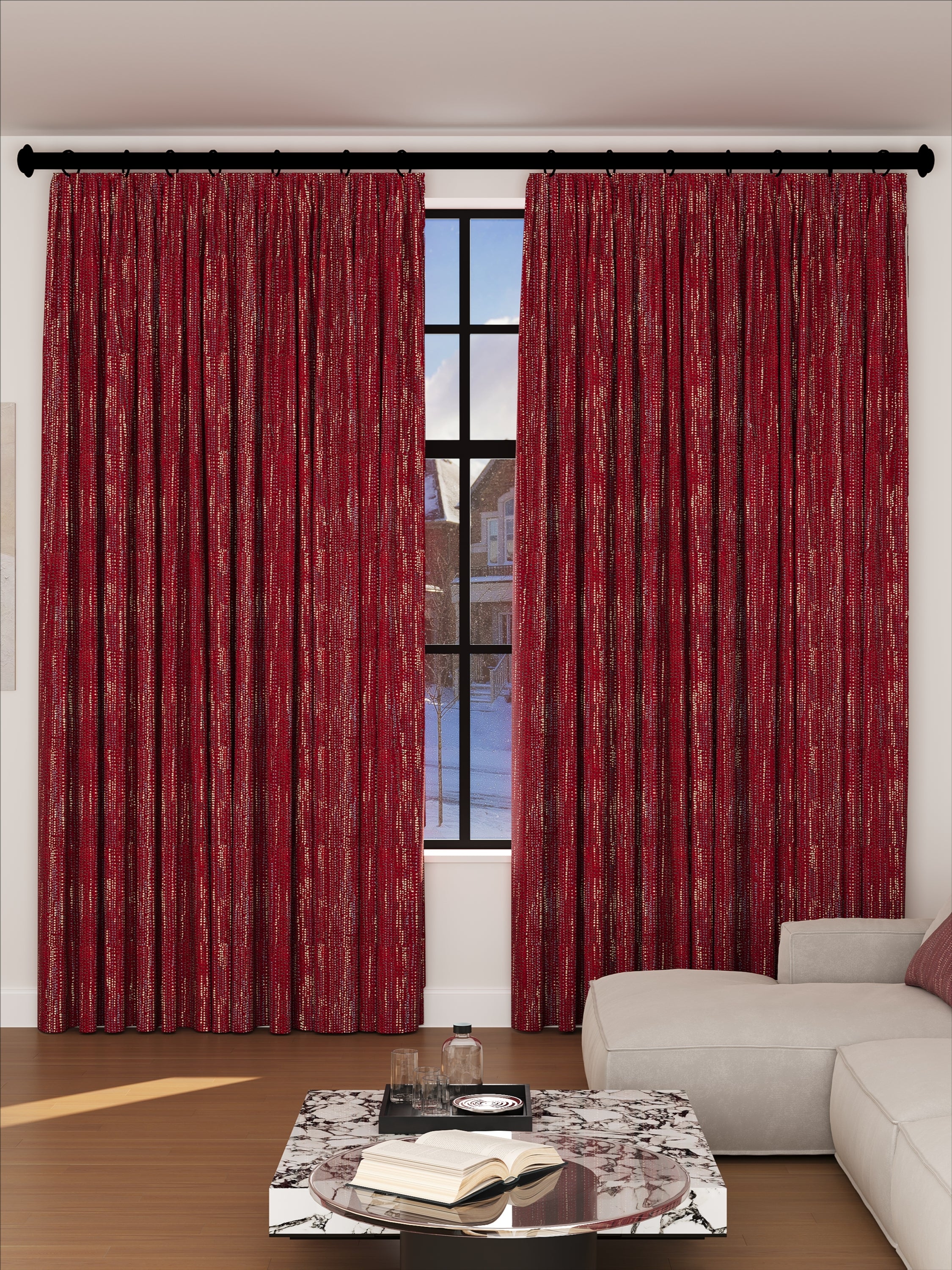 Kenya Red Drape