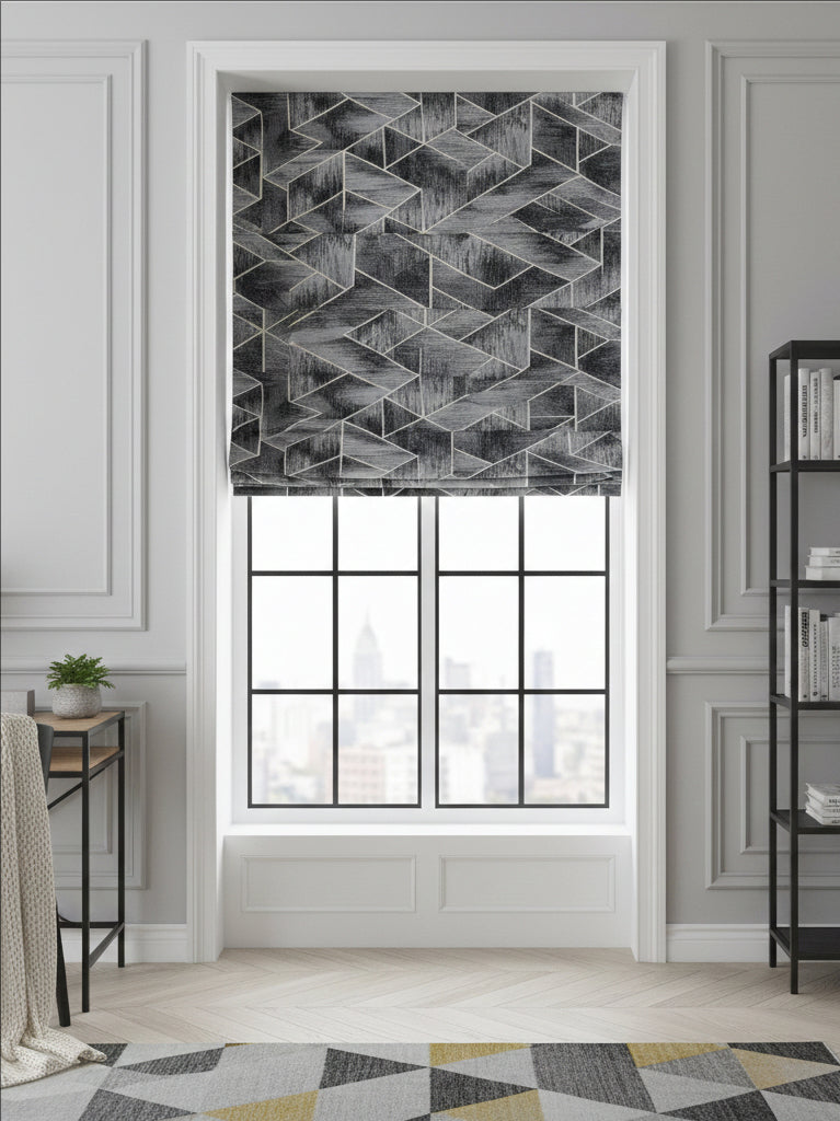 Niger Graphite Roman Shade