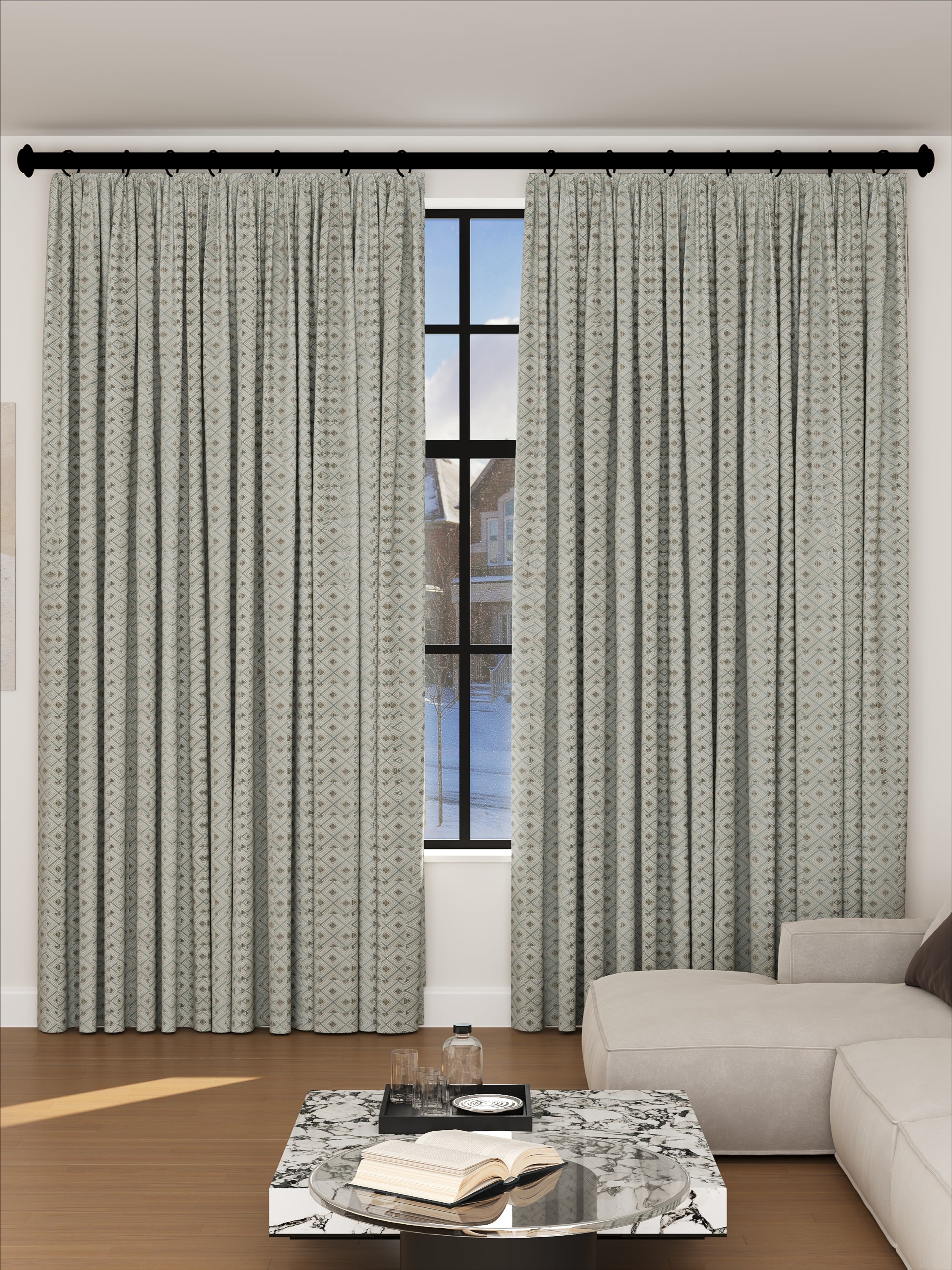 Mali Ice Blue Drape