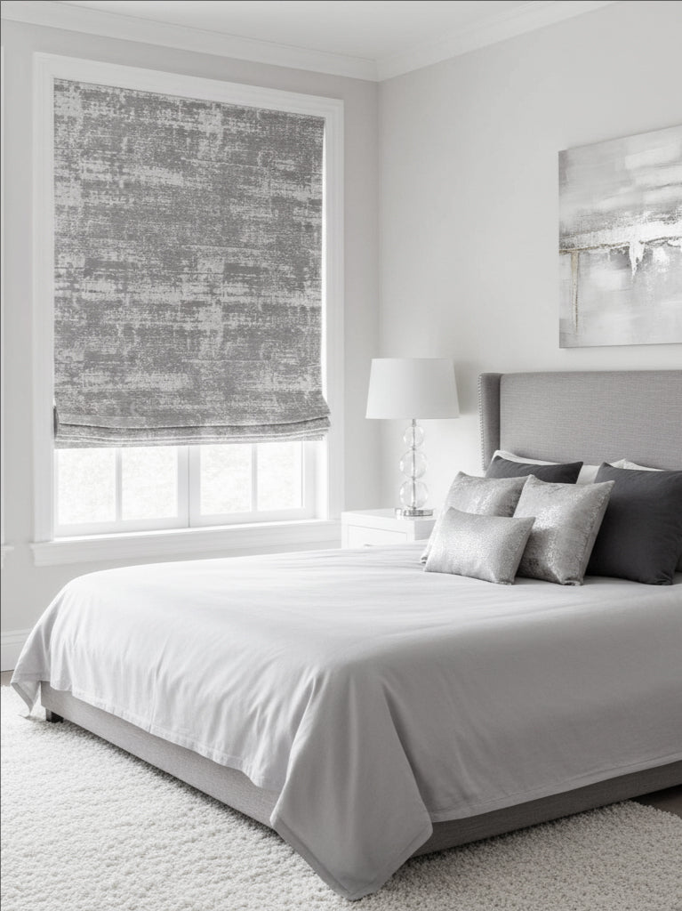 Gaia Grey Roman Shade