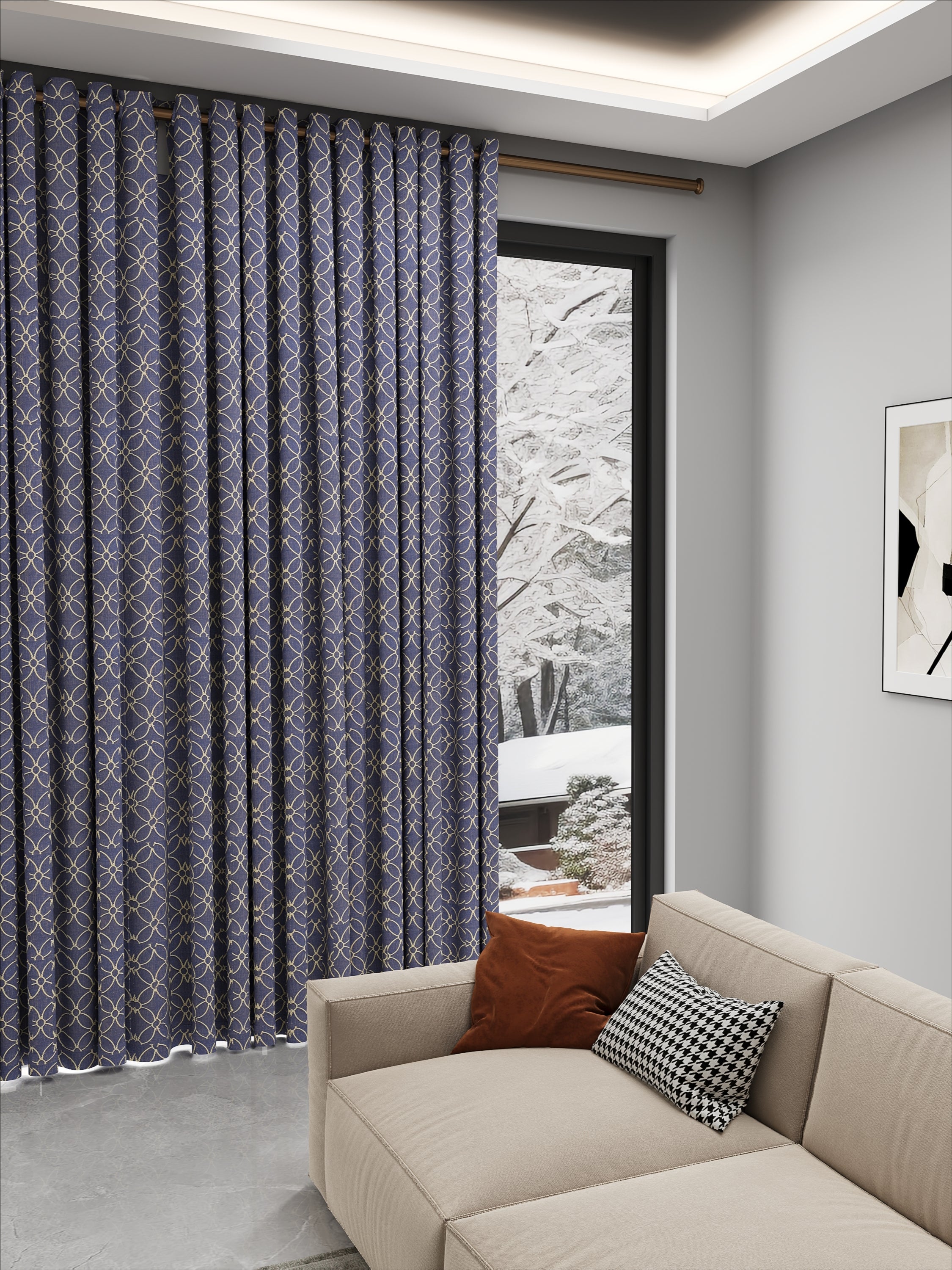 Padoue Cobalt Drape