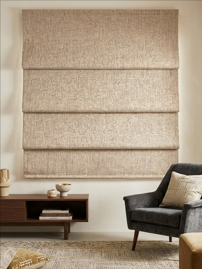 Look Light Grey Roman Shade