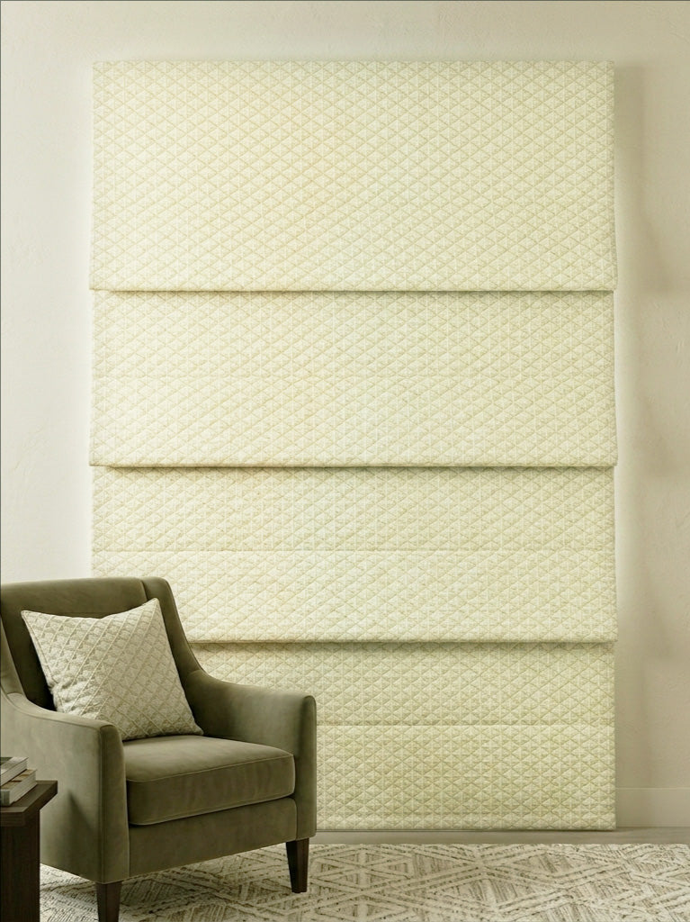 Grid Sliver Roman Shade