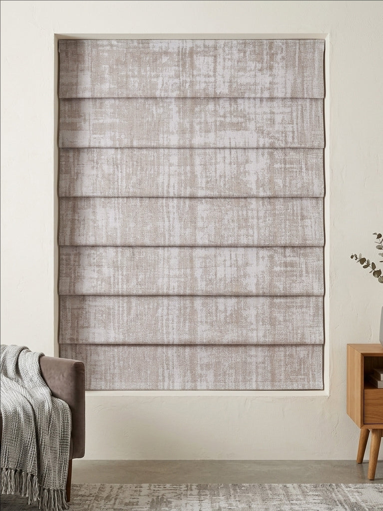 Shadow Light Taupe Roman Shade