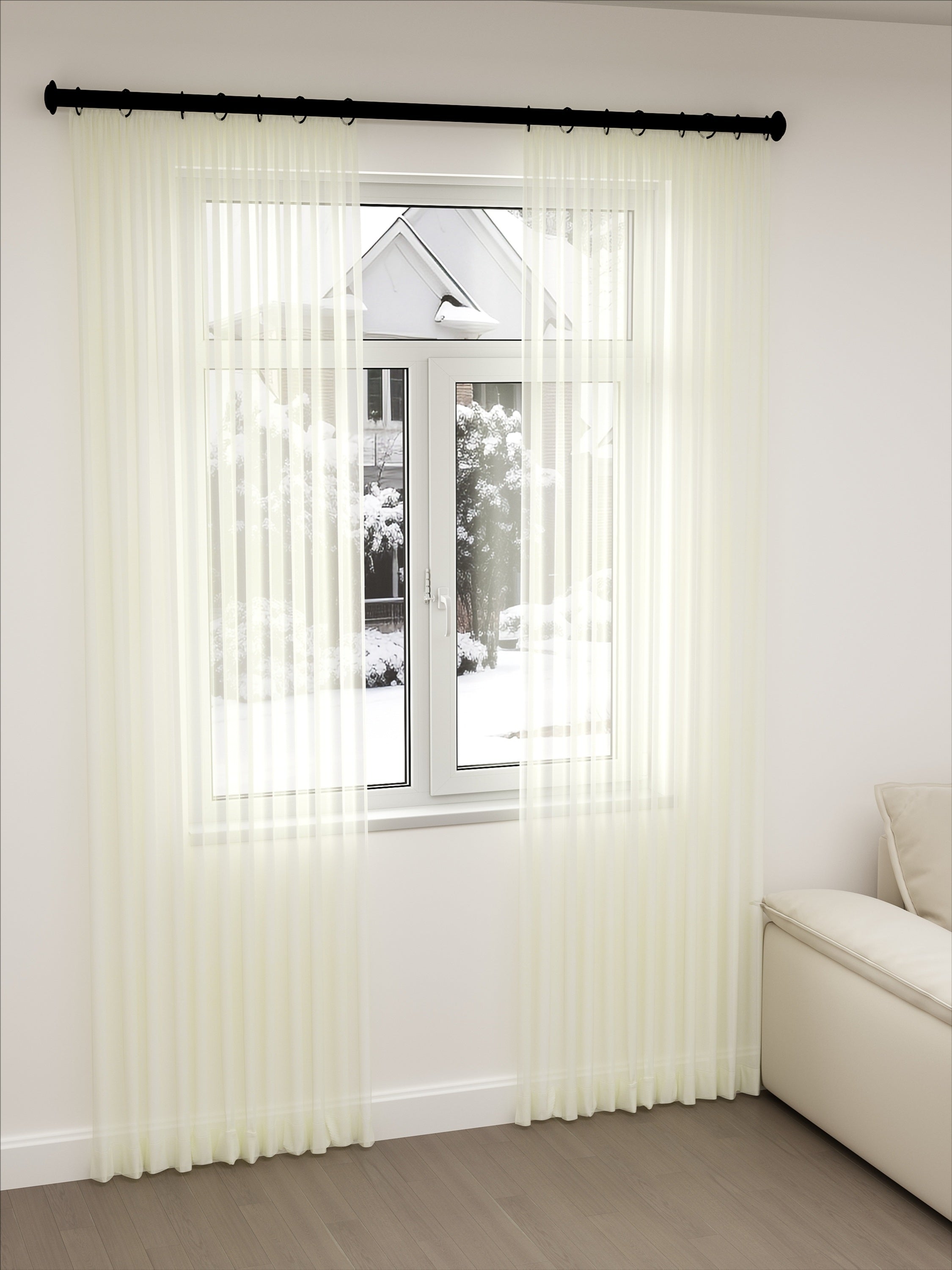 Linen Classic Light Taupe Sheer