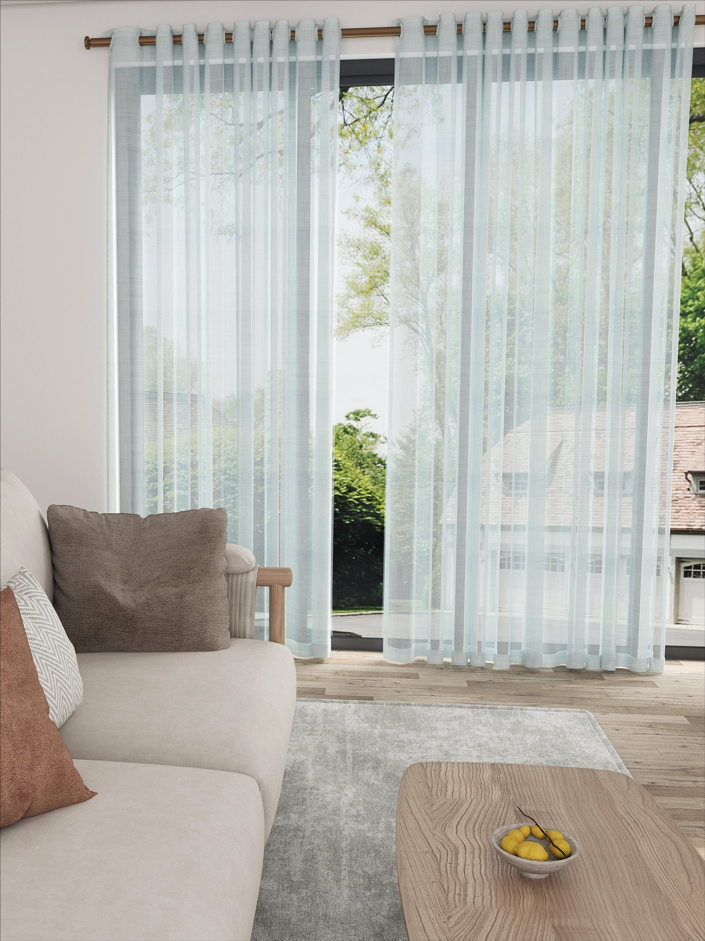 Linen Class Sliver Grey Sheer