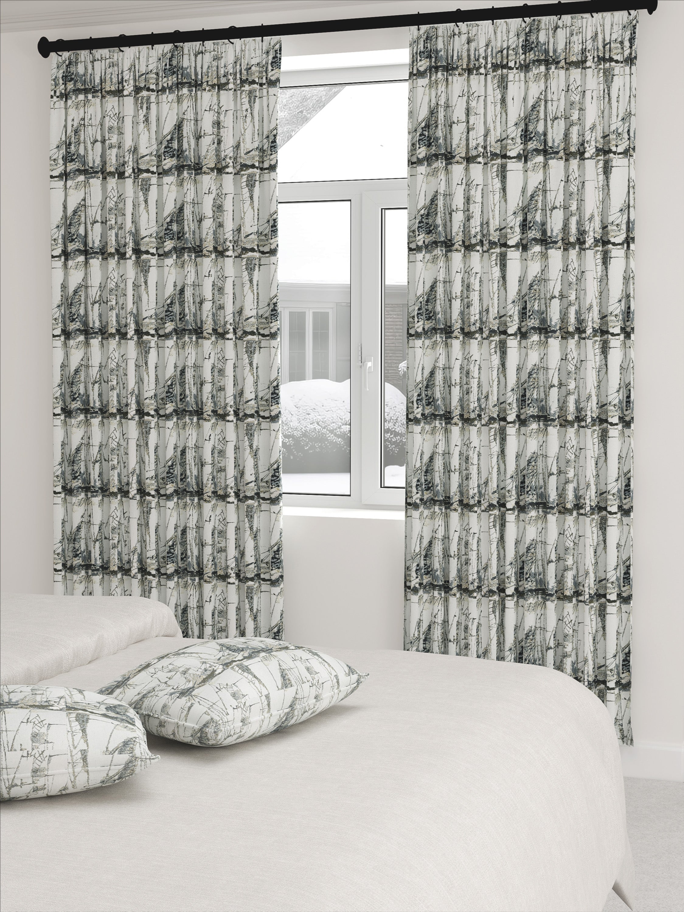 Grassland Yellow Jacquard Drape
