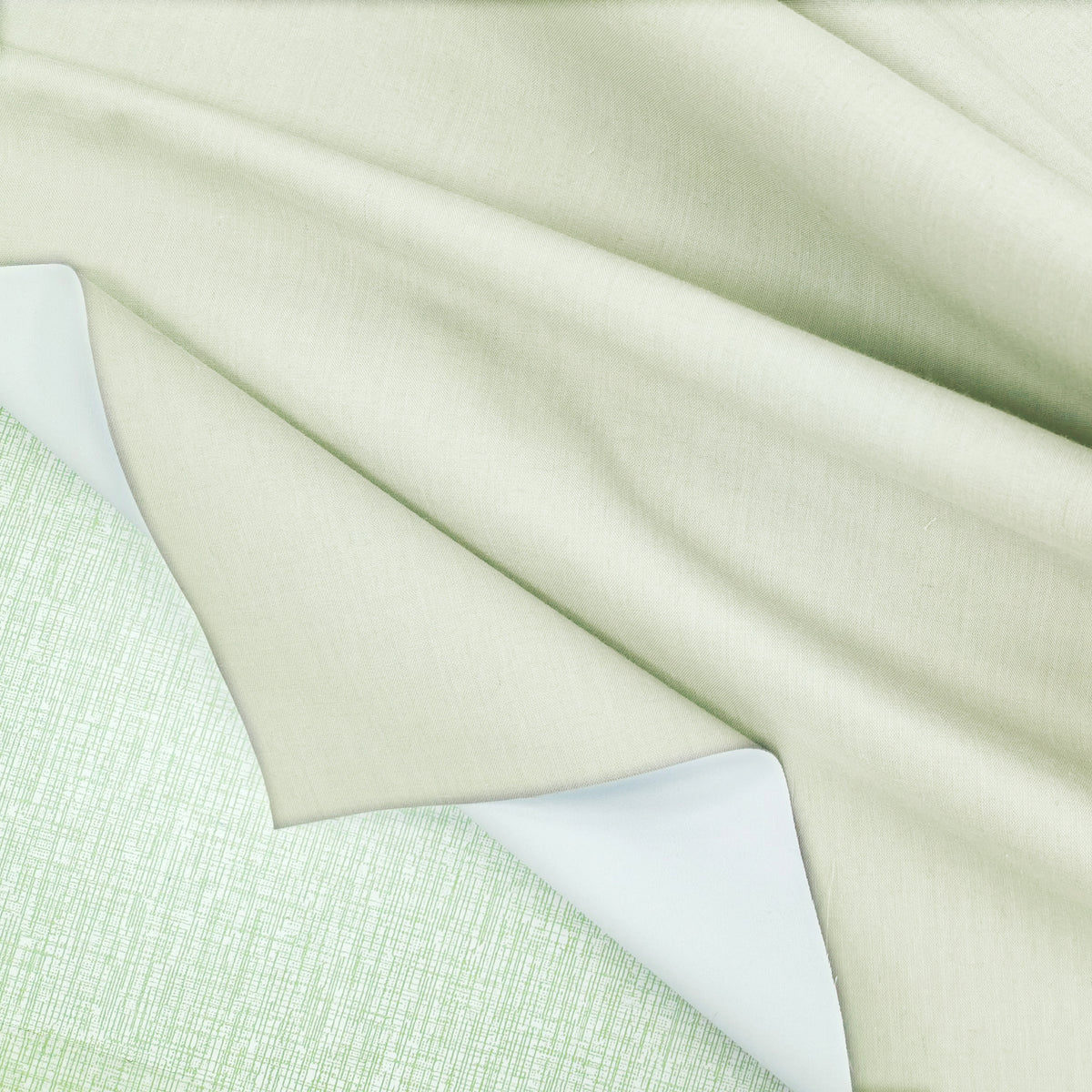 White Cotton Blackout Valance
