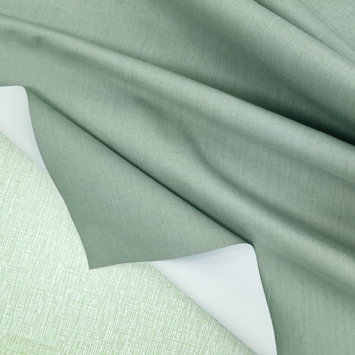 Light Grey Cotton Blackout Valance