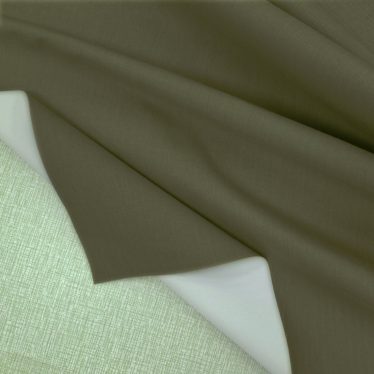Dark Taupe Cotton Blackout Roman Shade