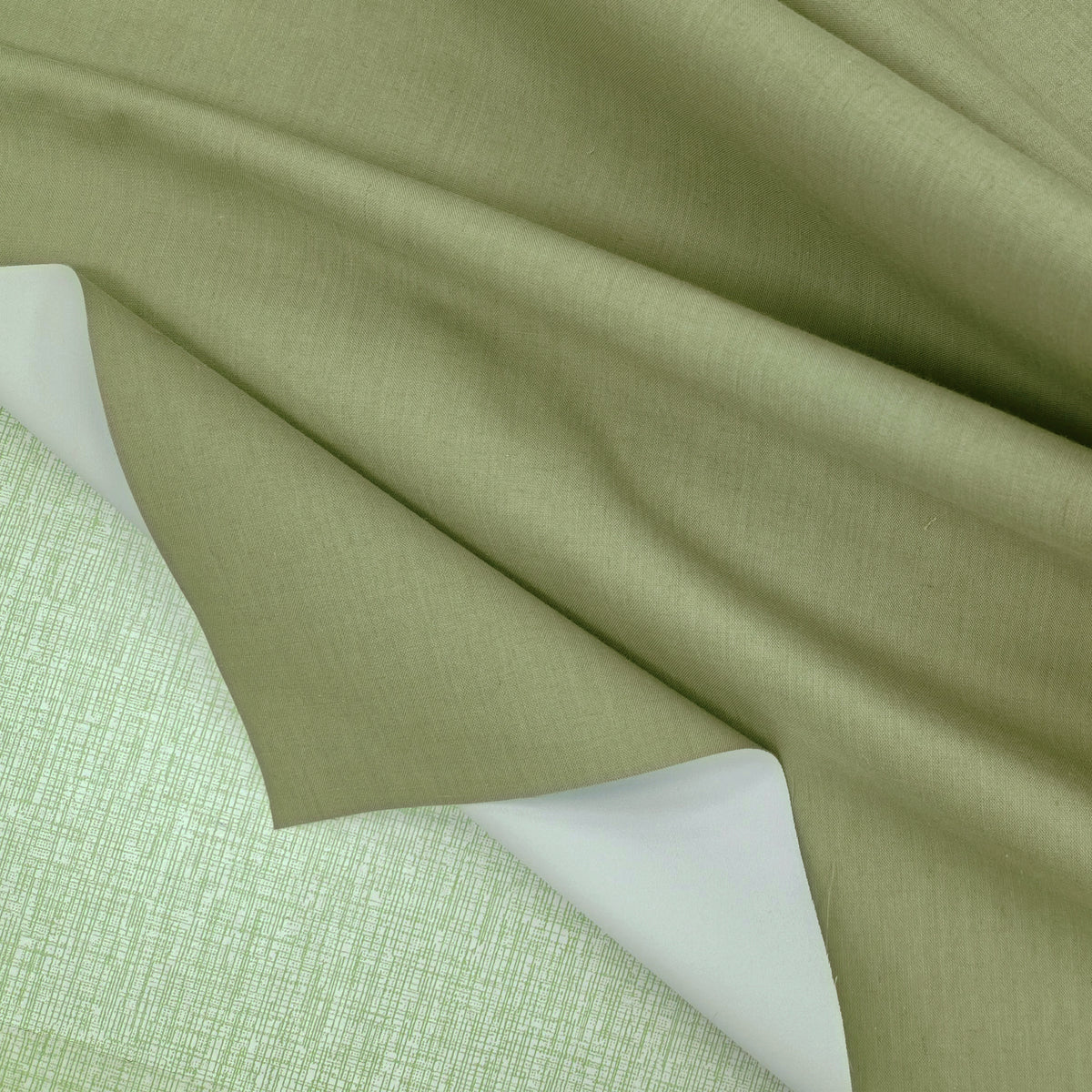 Flame Retardant Warm Beige Cotton Blackout Roman Shade