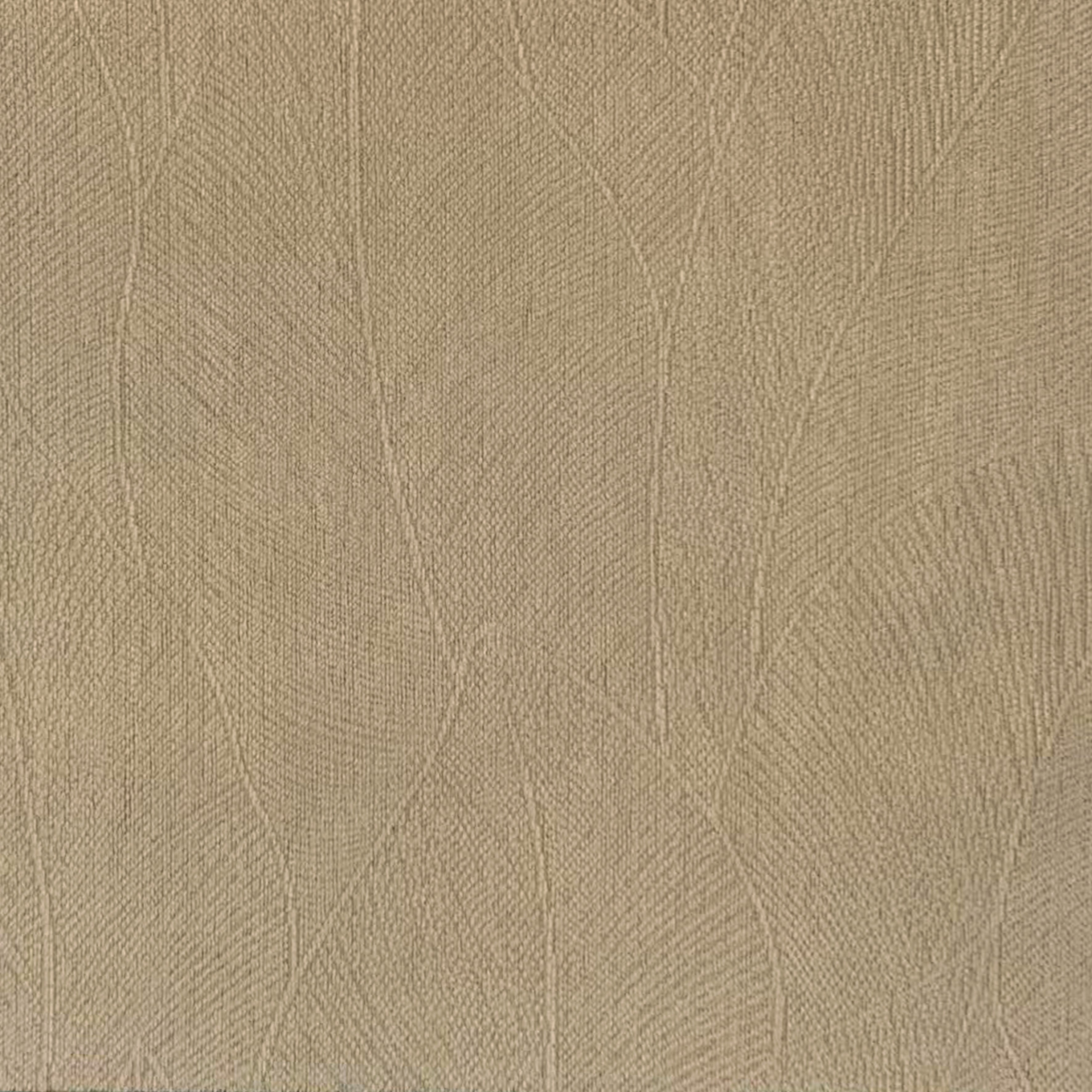 Velvet Deep Khaki Leaves Drape