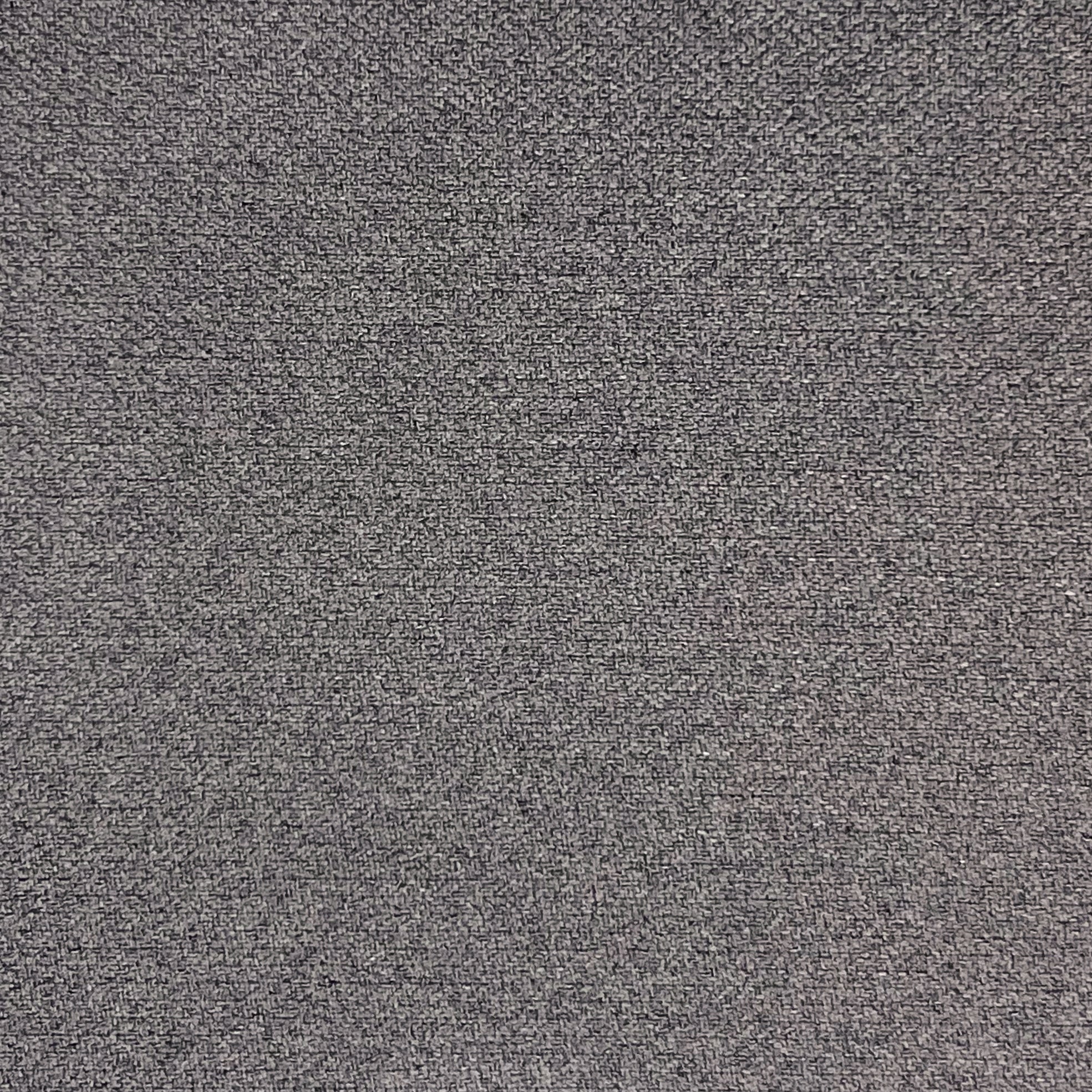 Woven Cotton Charcoal Blue Blackout Drape