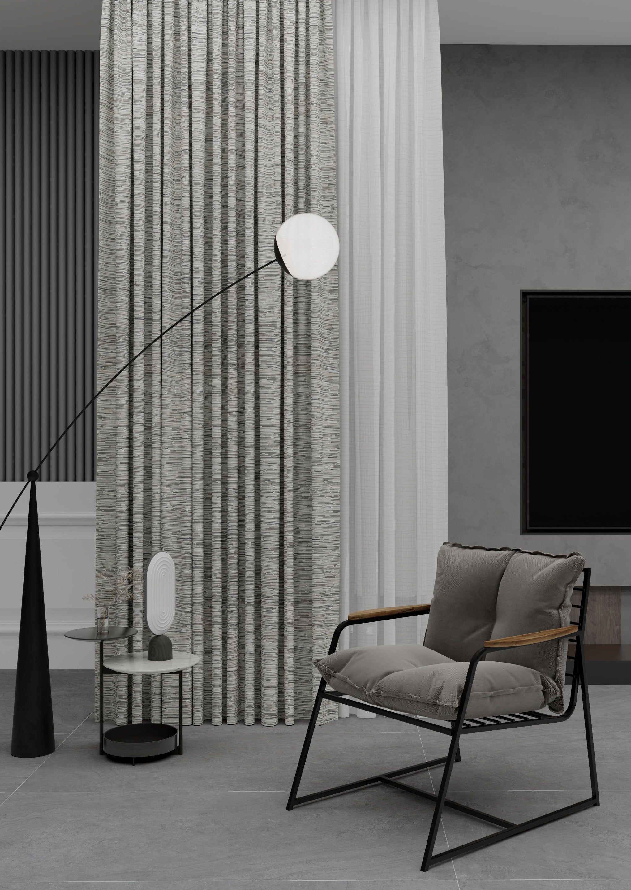 Rain Sliver Drape