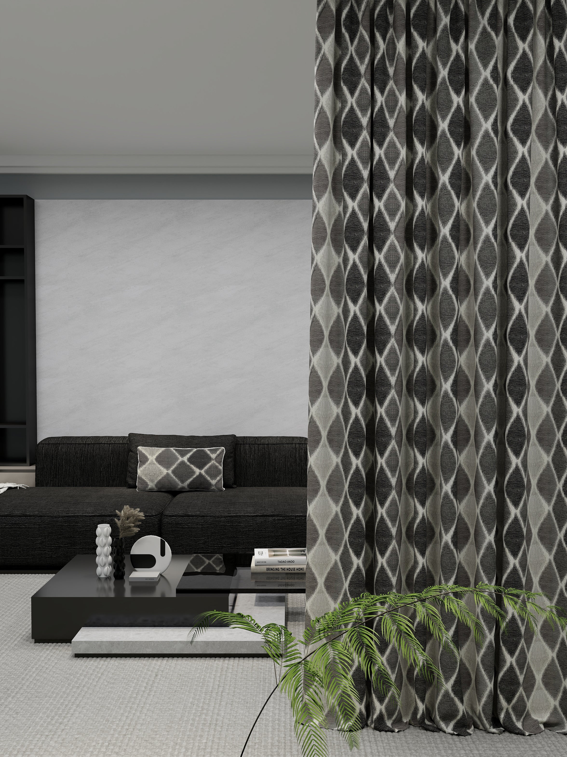 Square Gray Drape