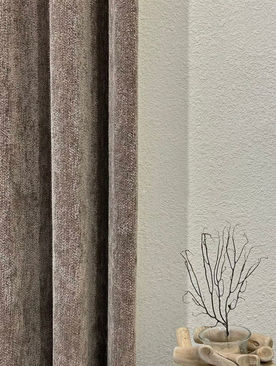 Fluffy Brown Drape