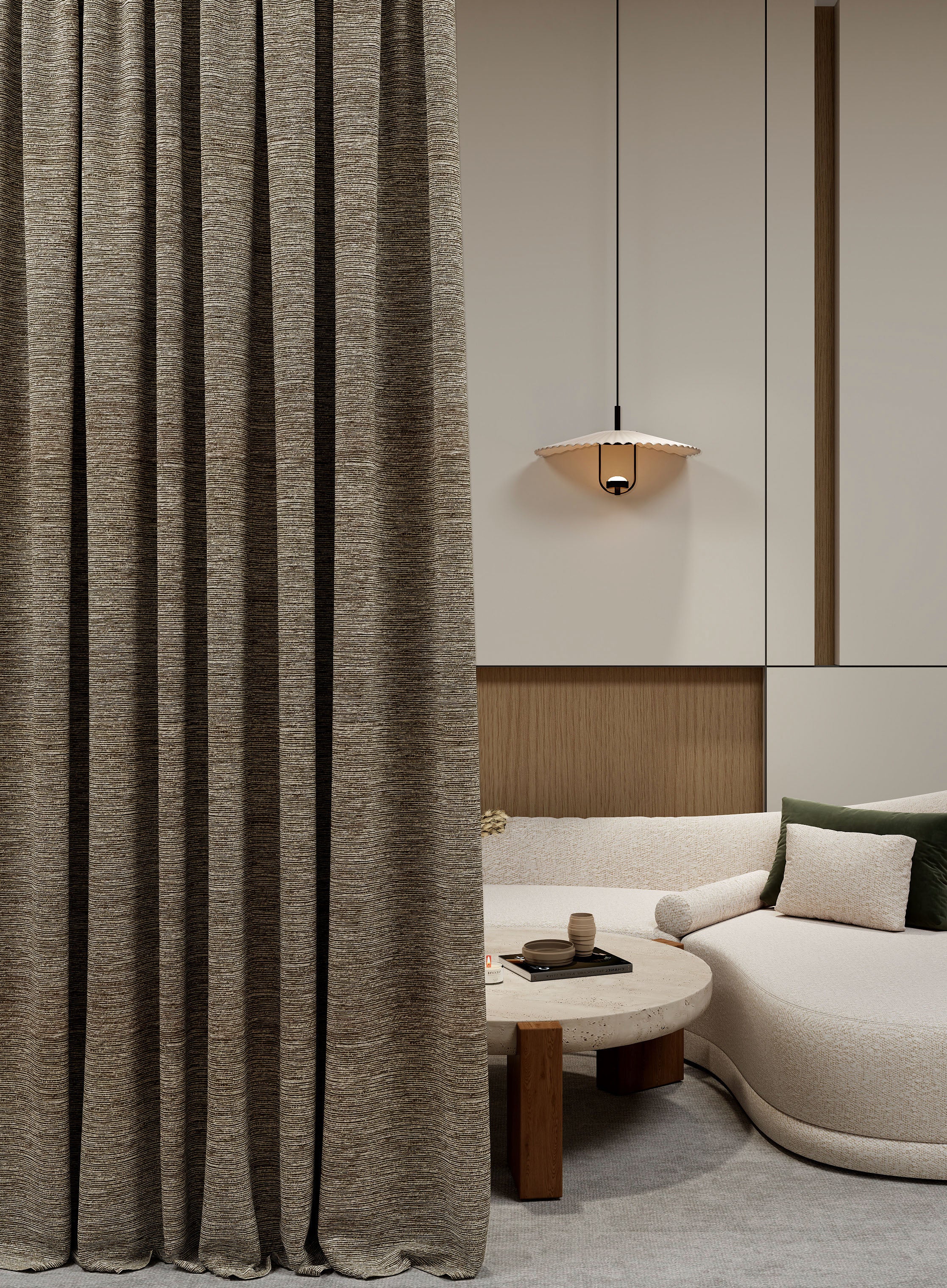 Casual Coffee Drape