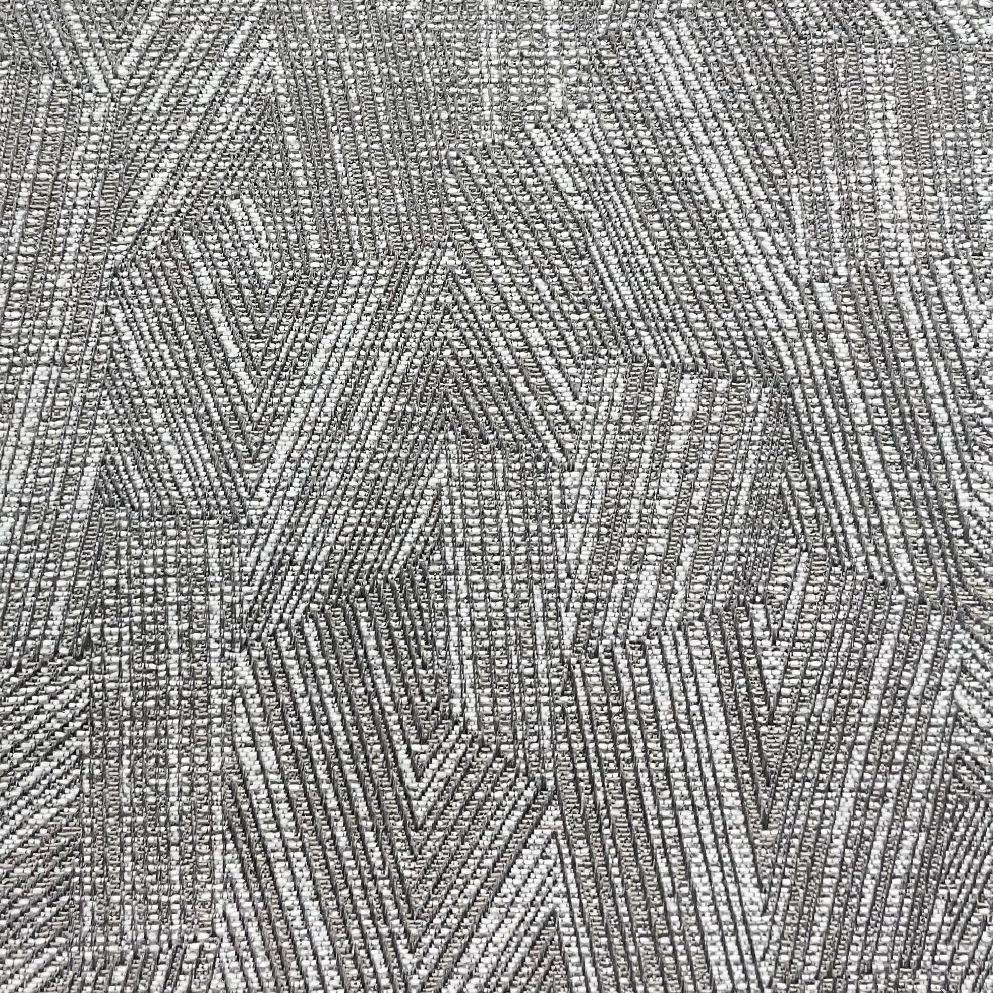 Embroidered Rhombus Dark Grey Valance