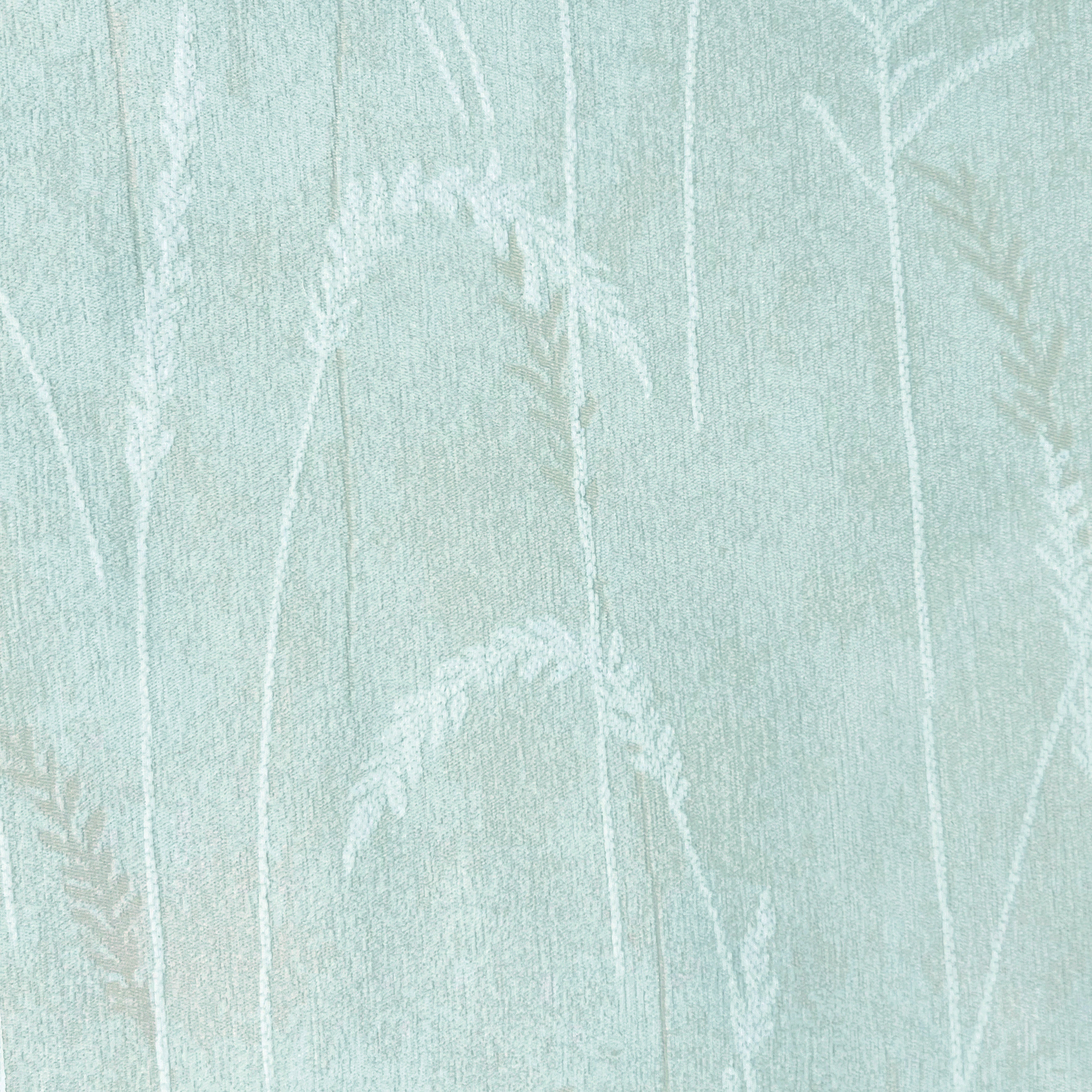 Velvet Blue Grass Roman Shade