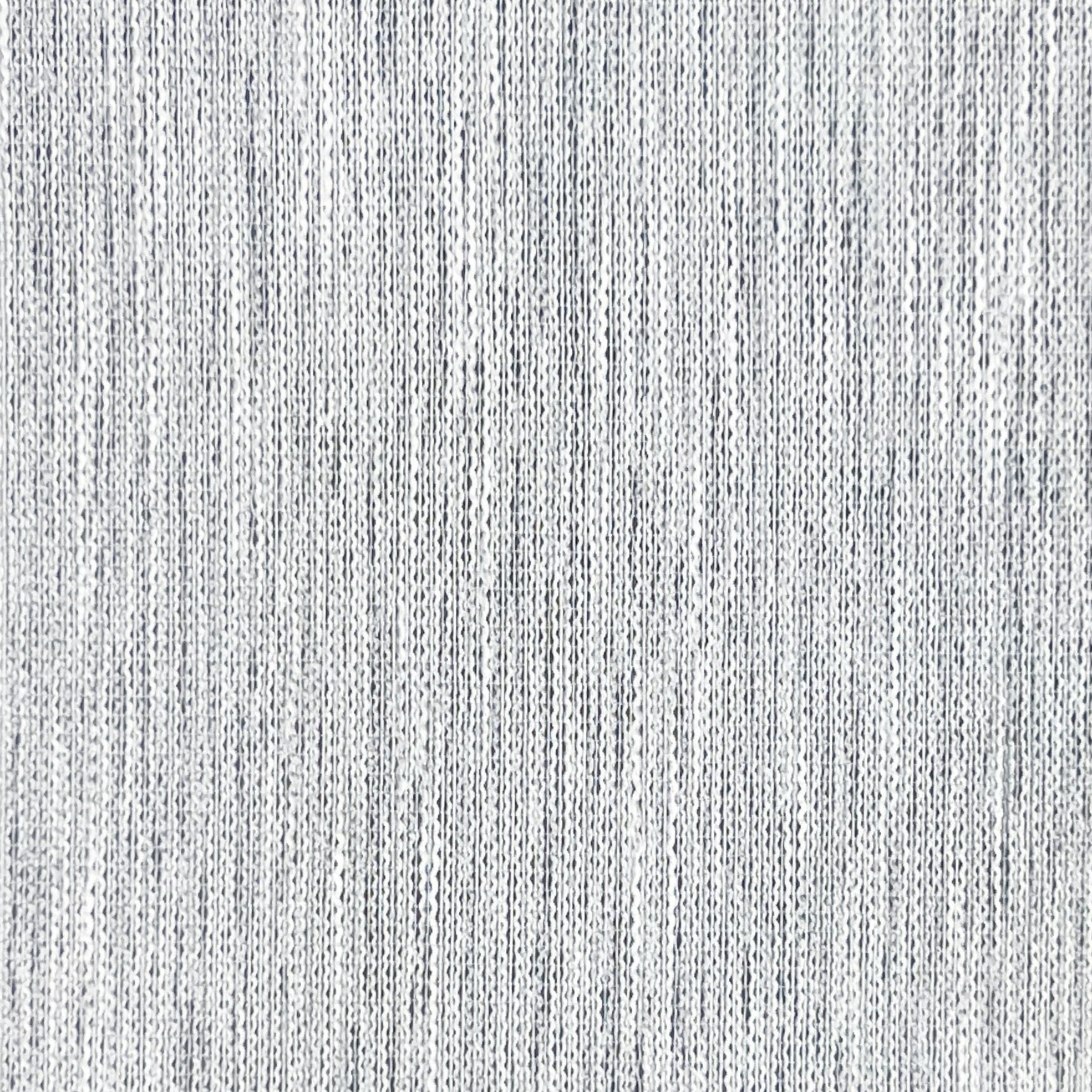 Linen White & Grey Rainthreads Vertical Sheer