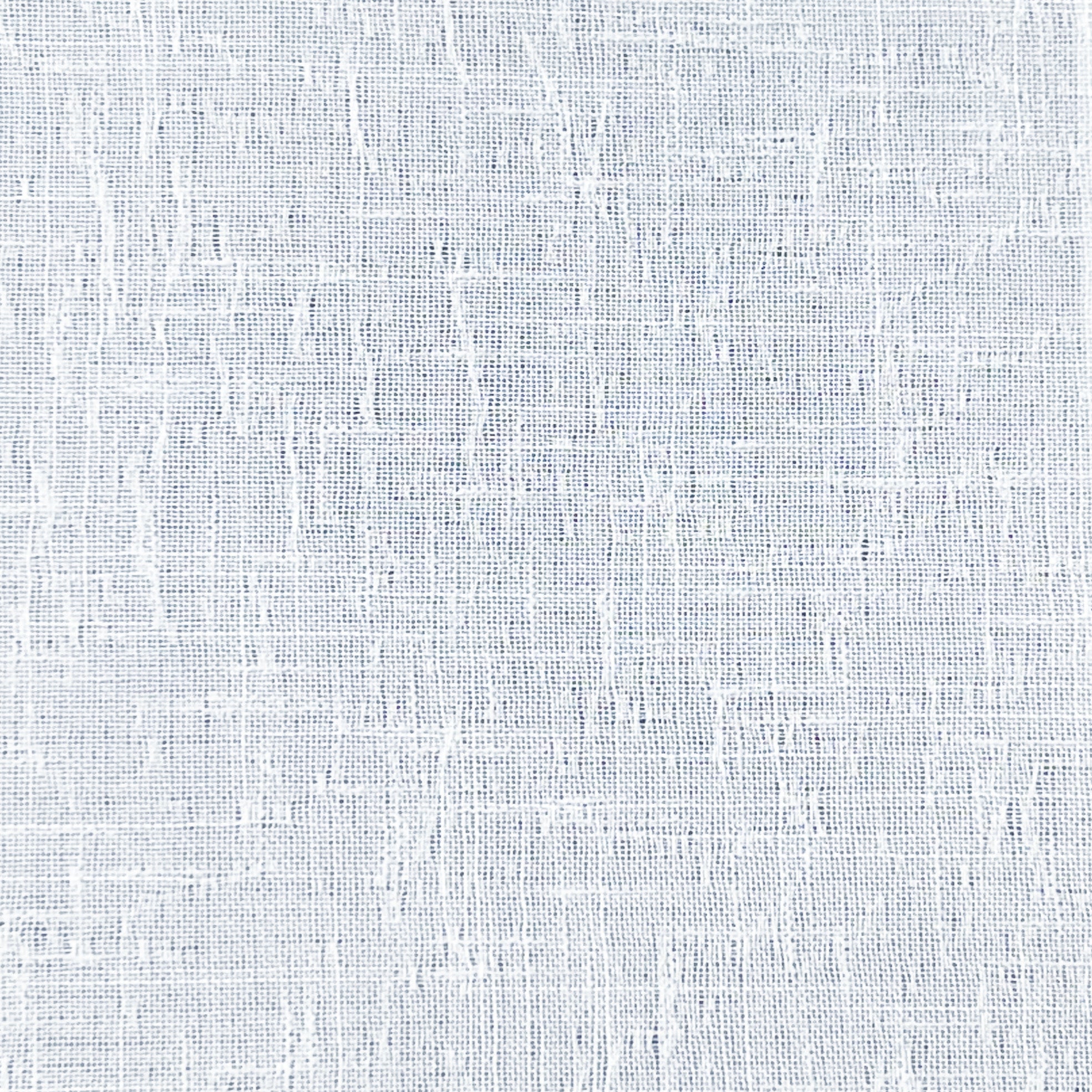 Linen Floral Pattern White Sheer
