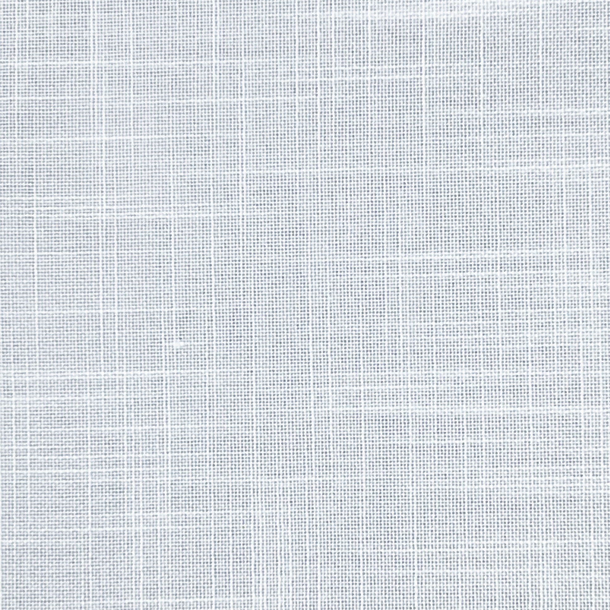Linen Grid White Sheer