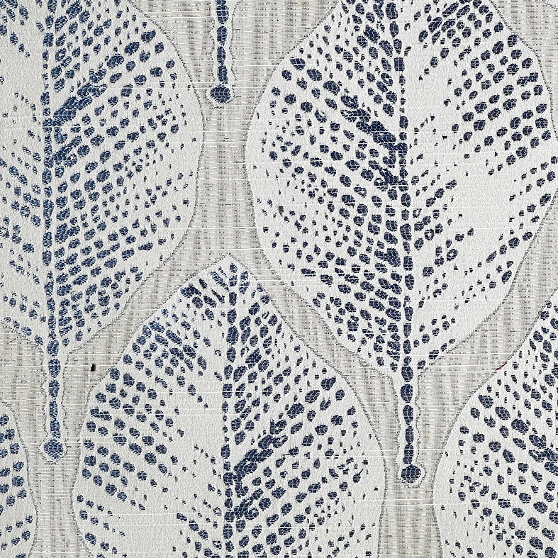 Wax Leaves Blue Drape