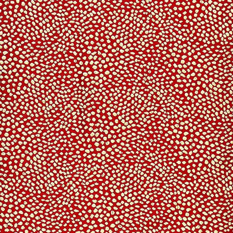 Angola Red Roman Shade
