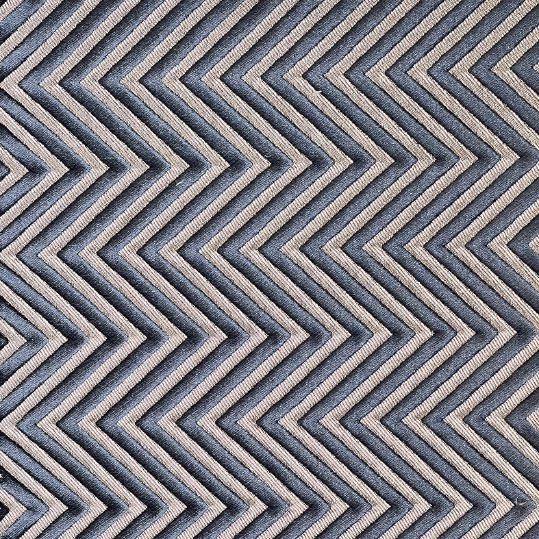 Broadway Steel Blue Curtain